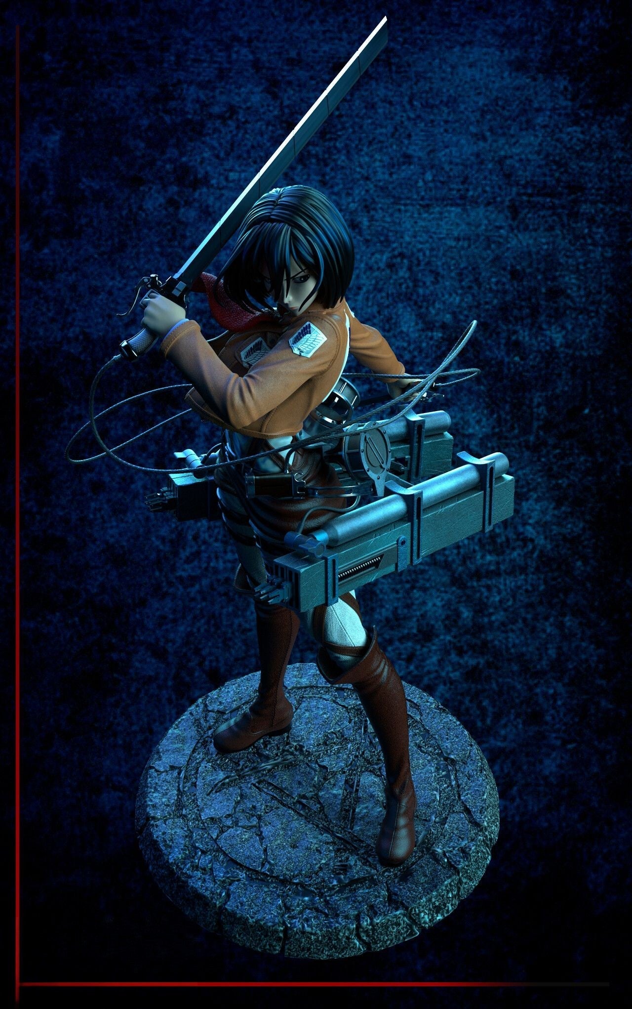 Mikasa Ackerman - Attack on Titan - STL 3D Print Files