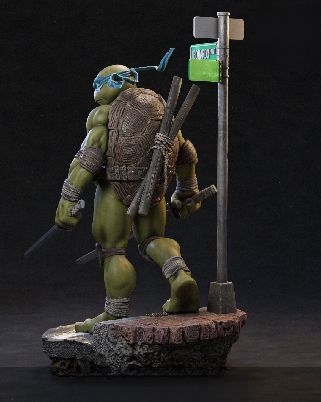 1287 Leonardo - TMNT - STL 3D Print Files