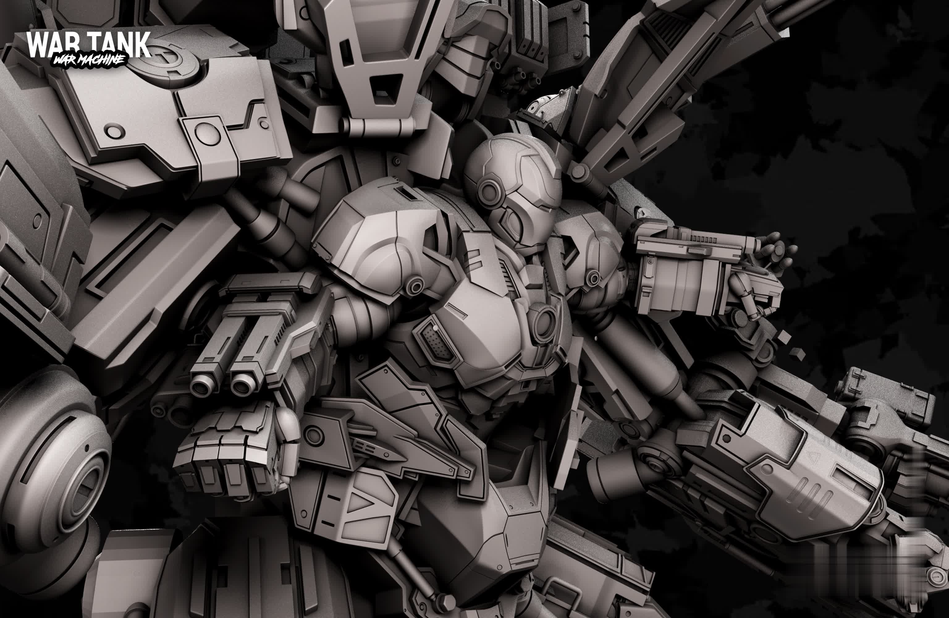 The War Tank - War Machine - STL 3D Print Files – My Stl