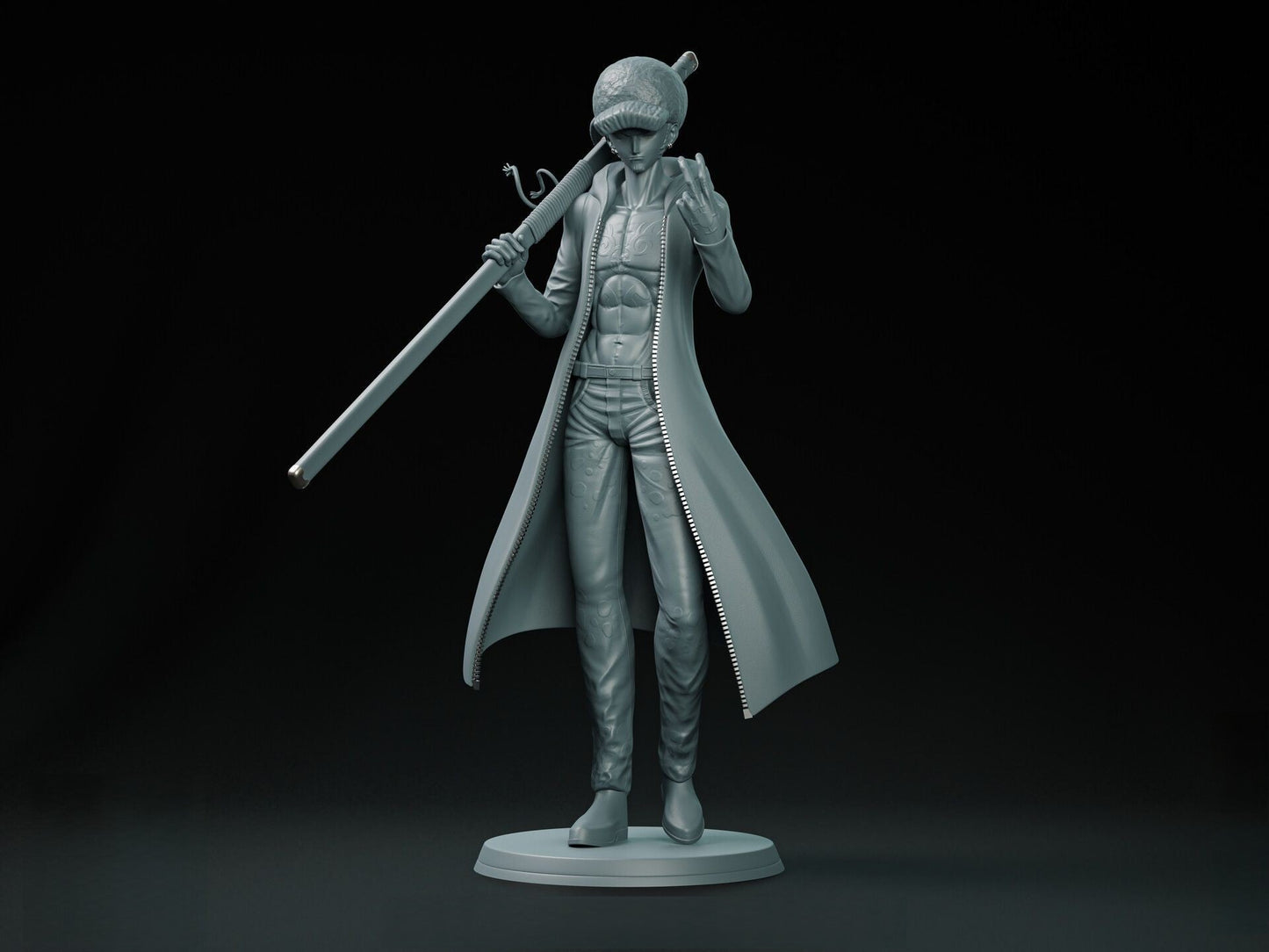 Trafalgar D. Water Law - One Piece - STL 3D Print Files