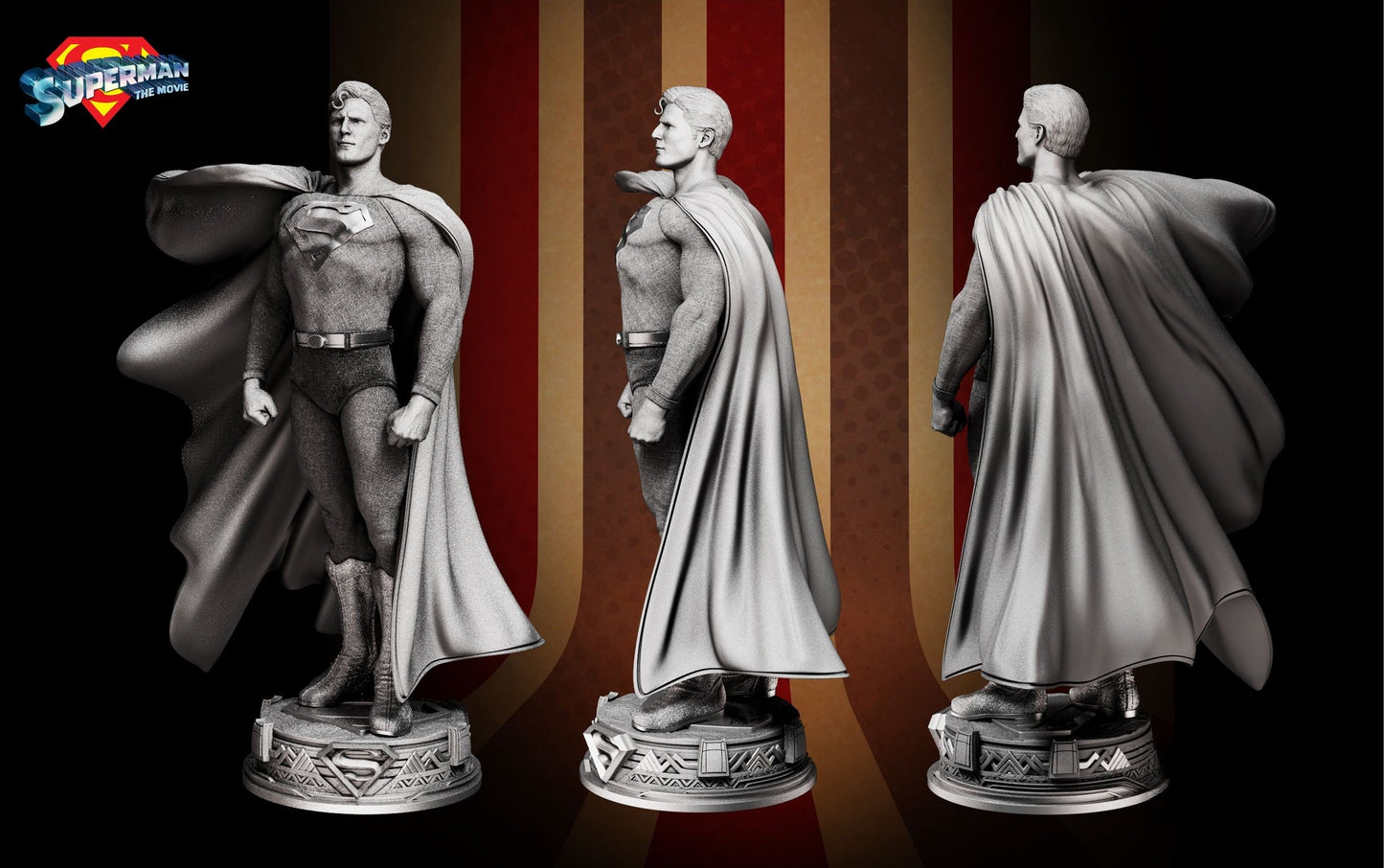 Superman 1978 - STL 3D Print Files