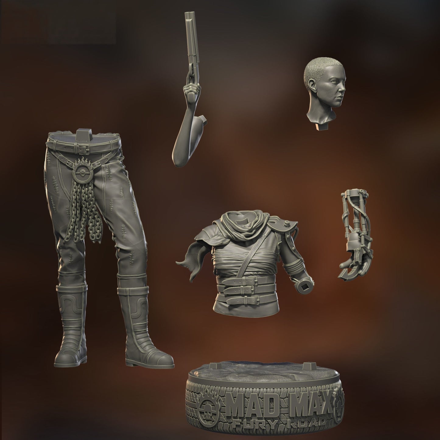 Furiosa - Mad Max: Fury Road - STL 3D Print Files