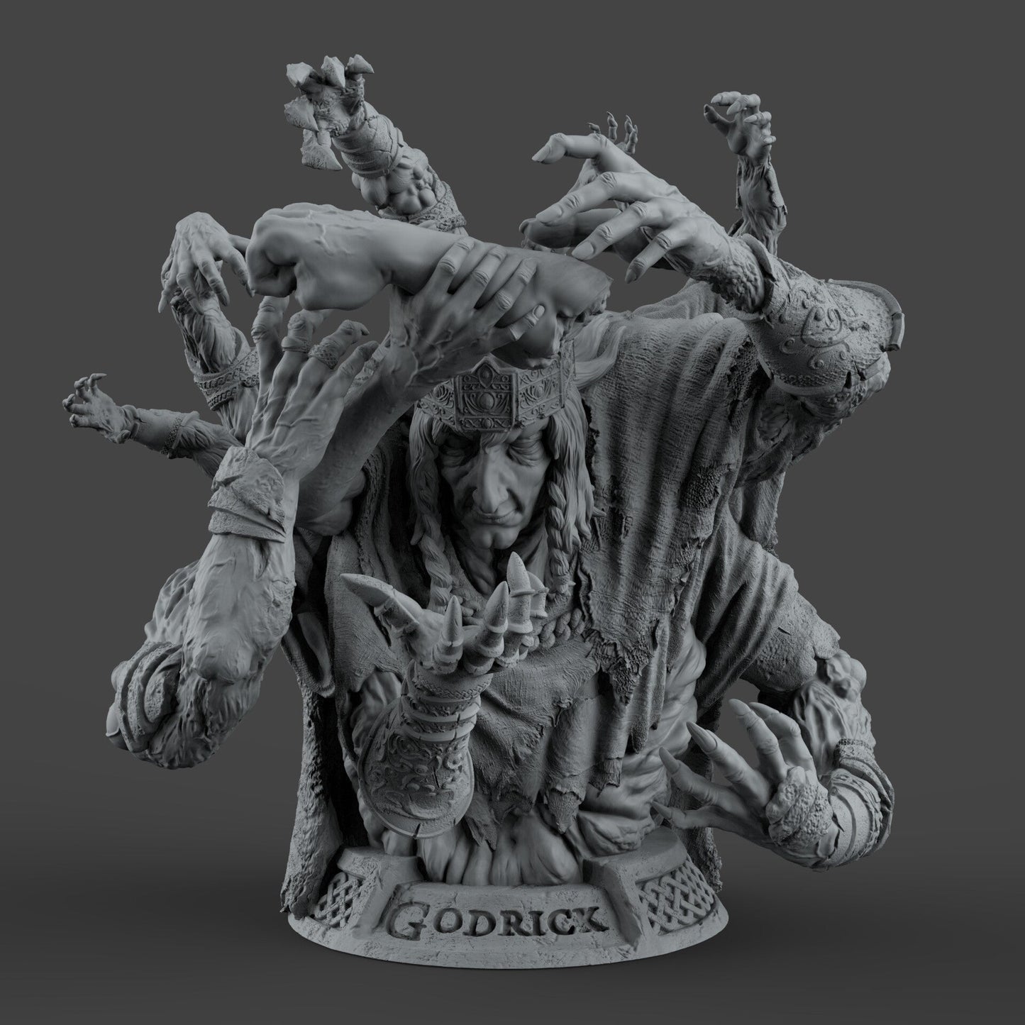 Godrick the Grafted - Elden Ring - STL 3D Print Files