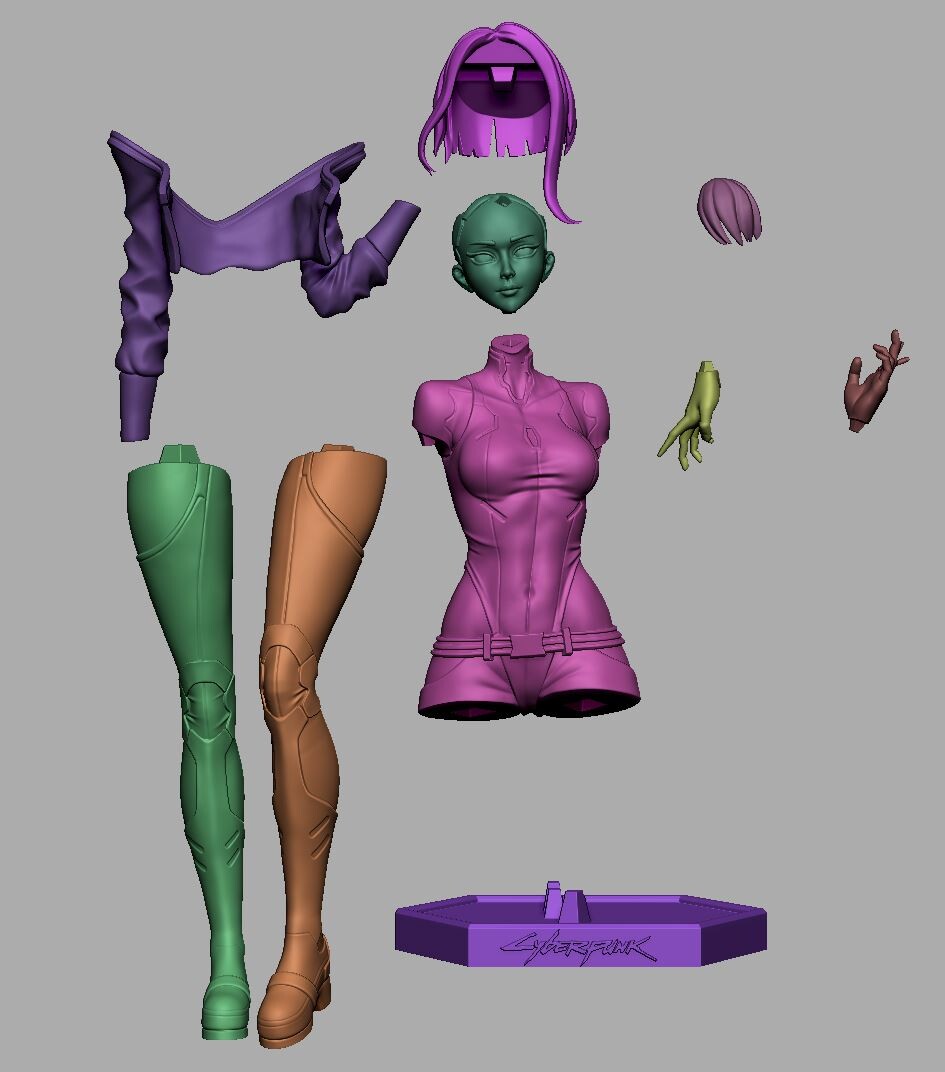 1226 Lucy - Cyberpunk Edgerunners - STL 3D Print Files