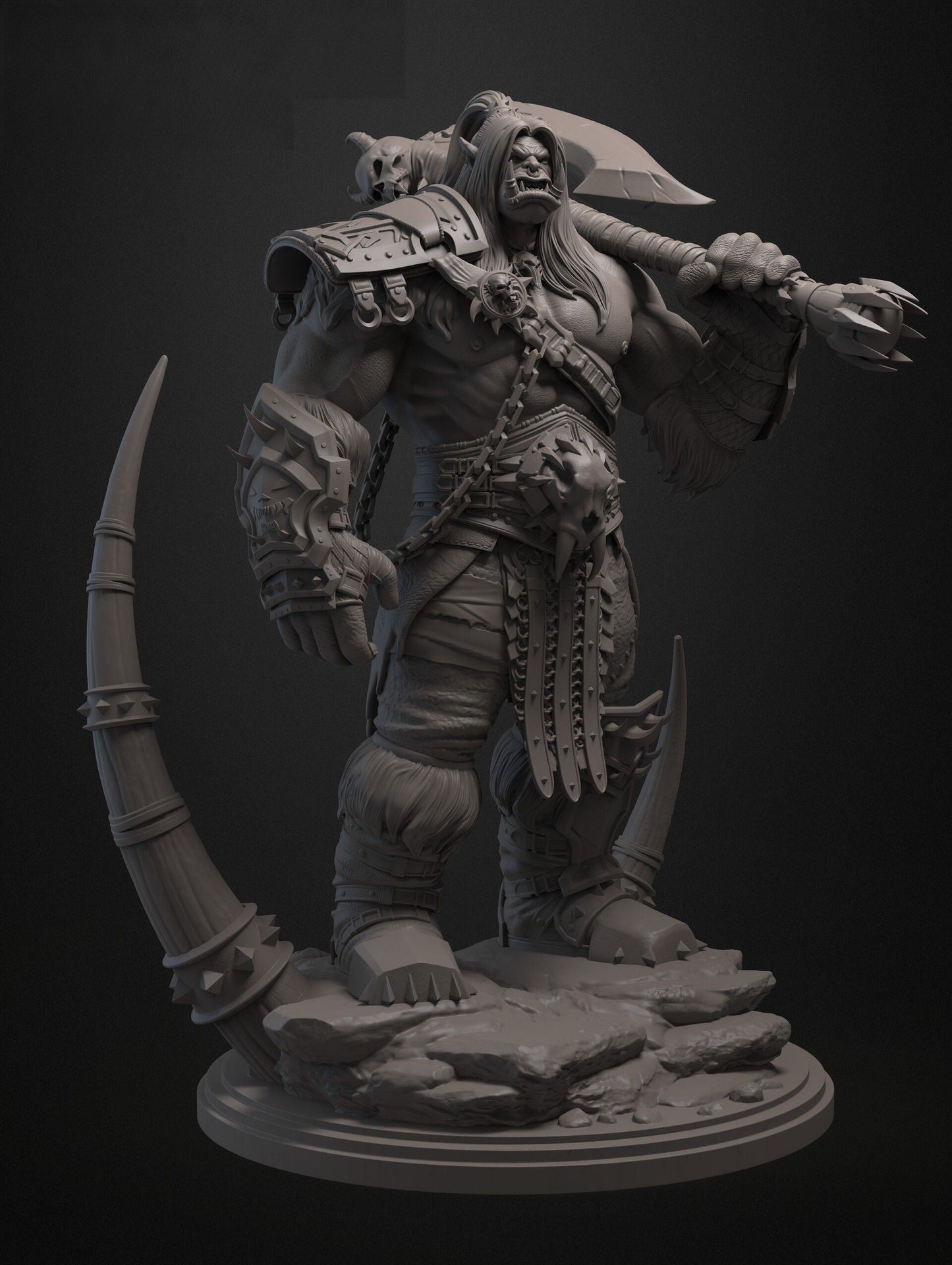 Grommash Hellscream - World of Warcraft - STL 3D Print Files