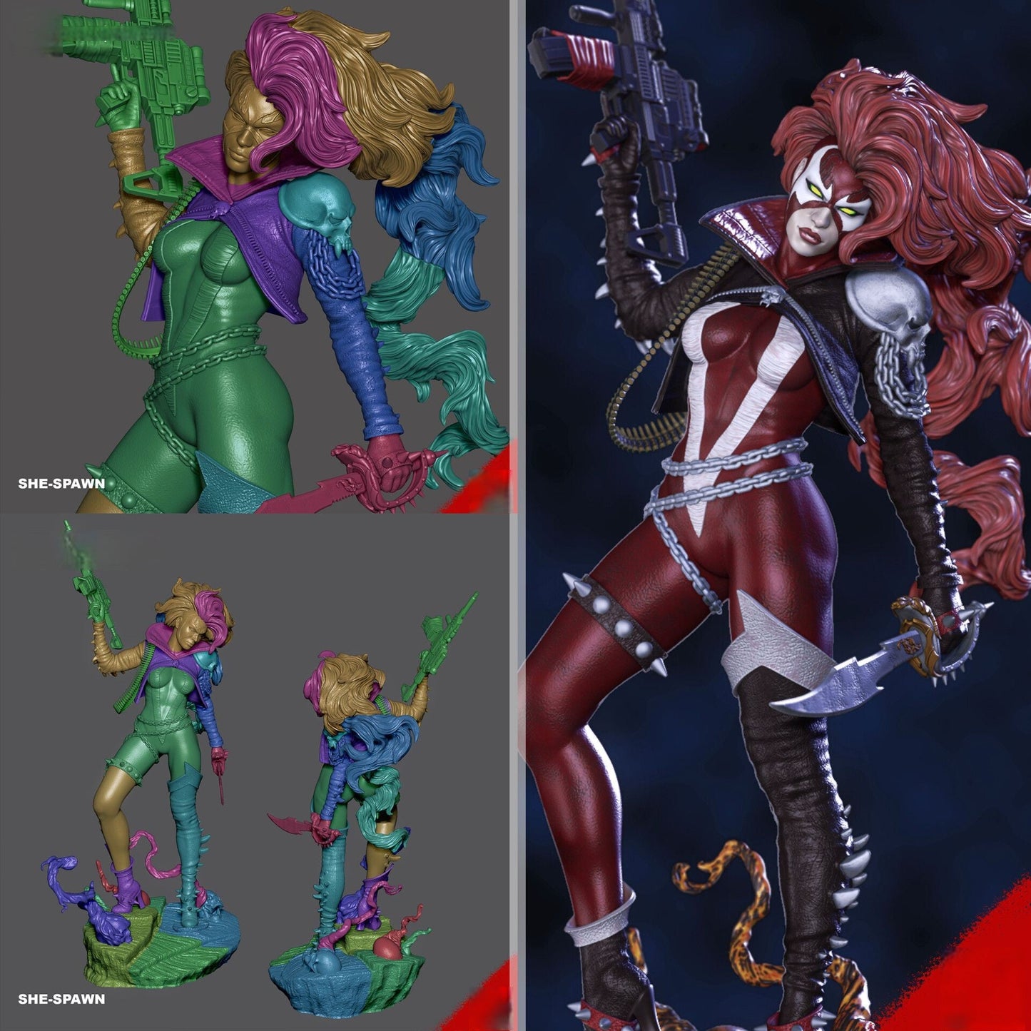 She-Spawn - Jessica Priest - STL 3D Print Files