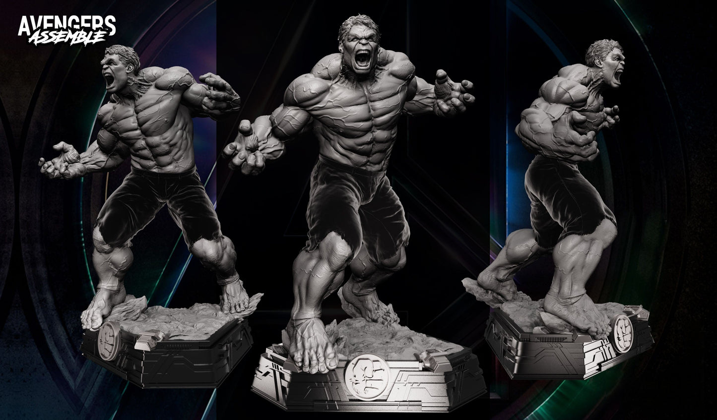 Hulk Avengers 2012 - STL 3D Print Files