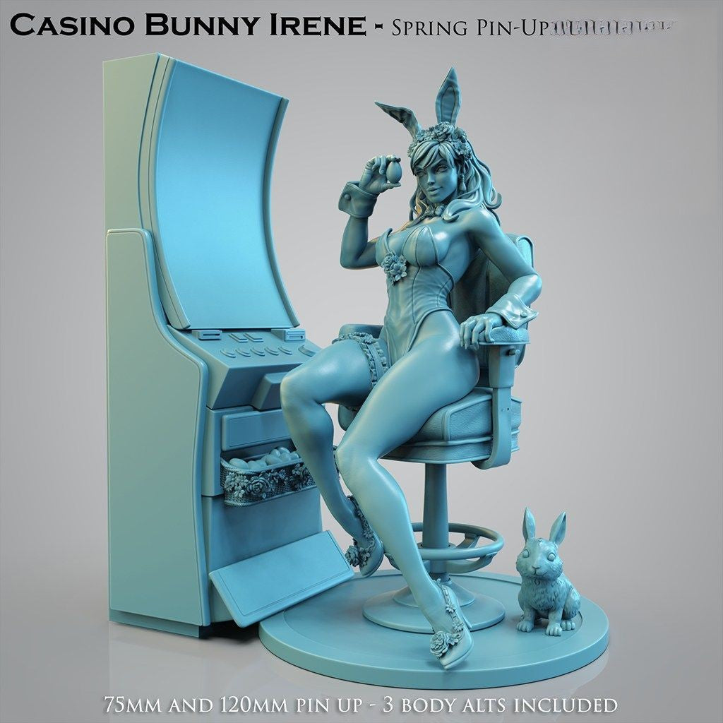 Casino Bunny Irene - STL 3D Print Files