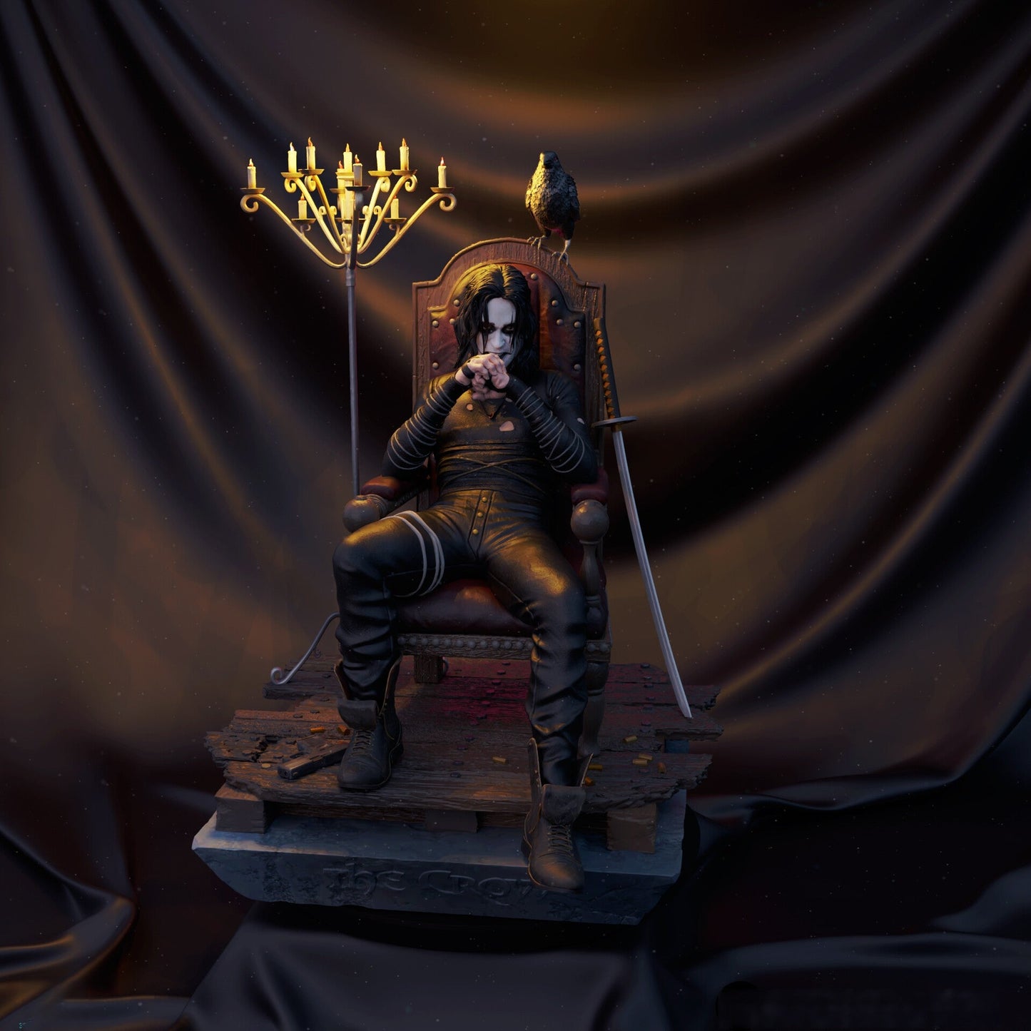 1852 The Crow - Eric Draven - STL 3D Print Files