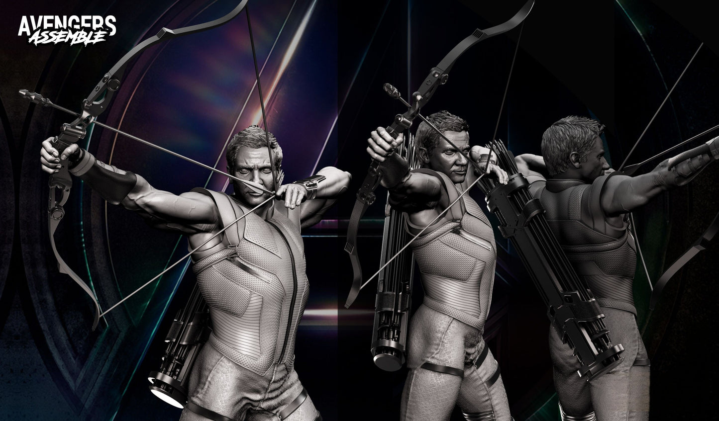 Hawkeye Avengers 2012 - STL 3D Print Files