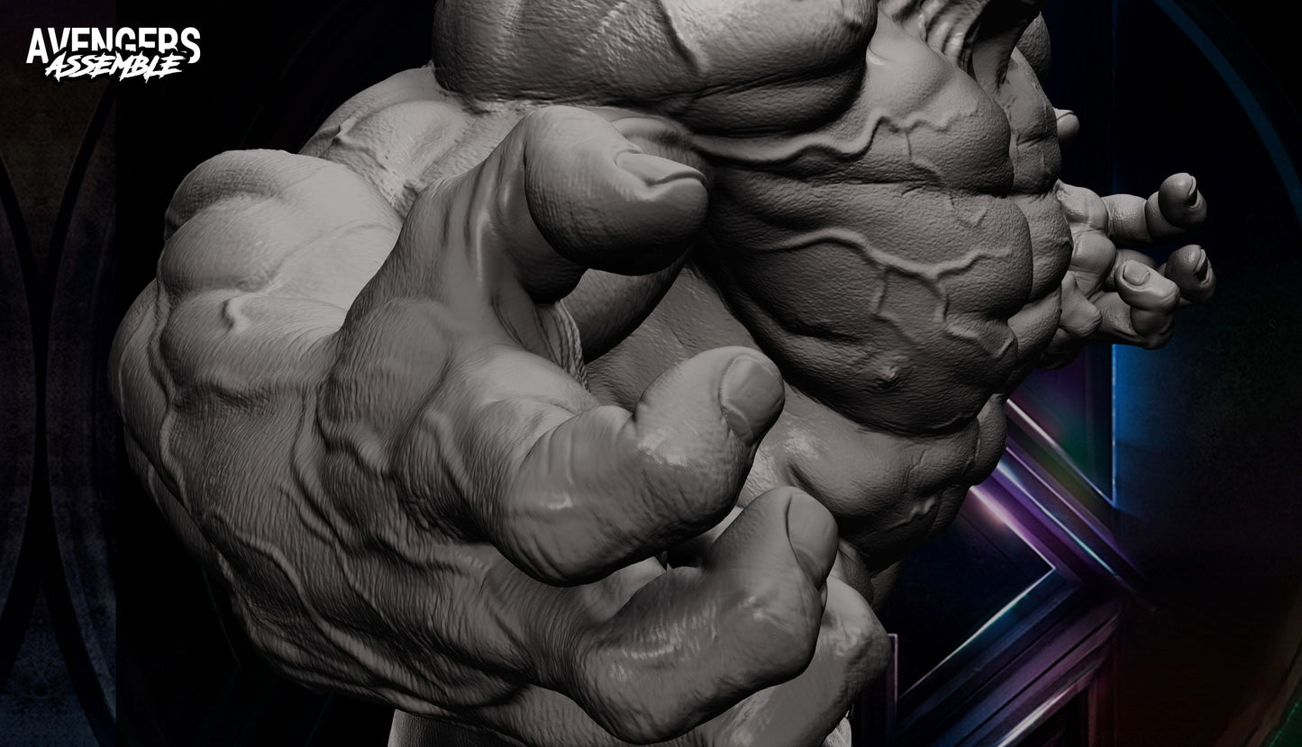 Hulk Avengers 2012 - STL 3D Print Files