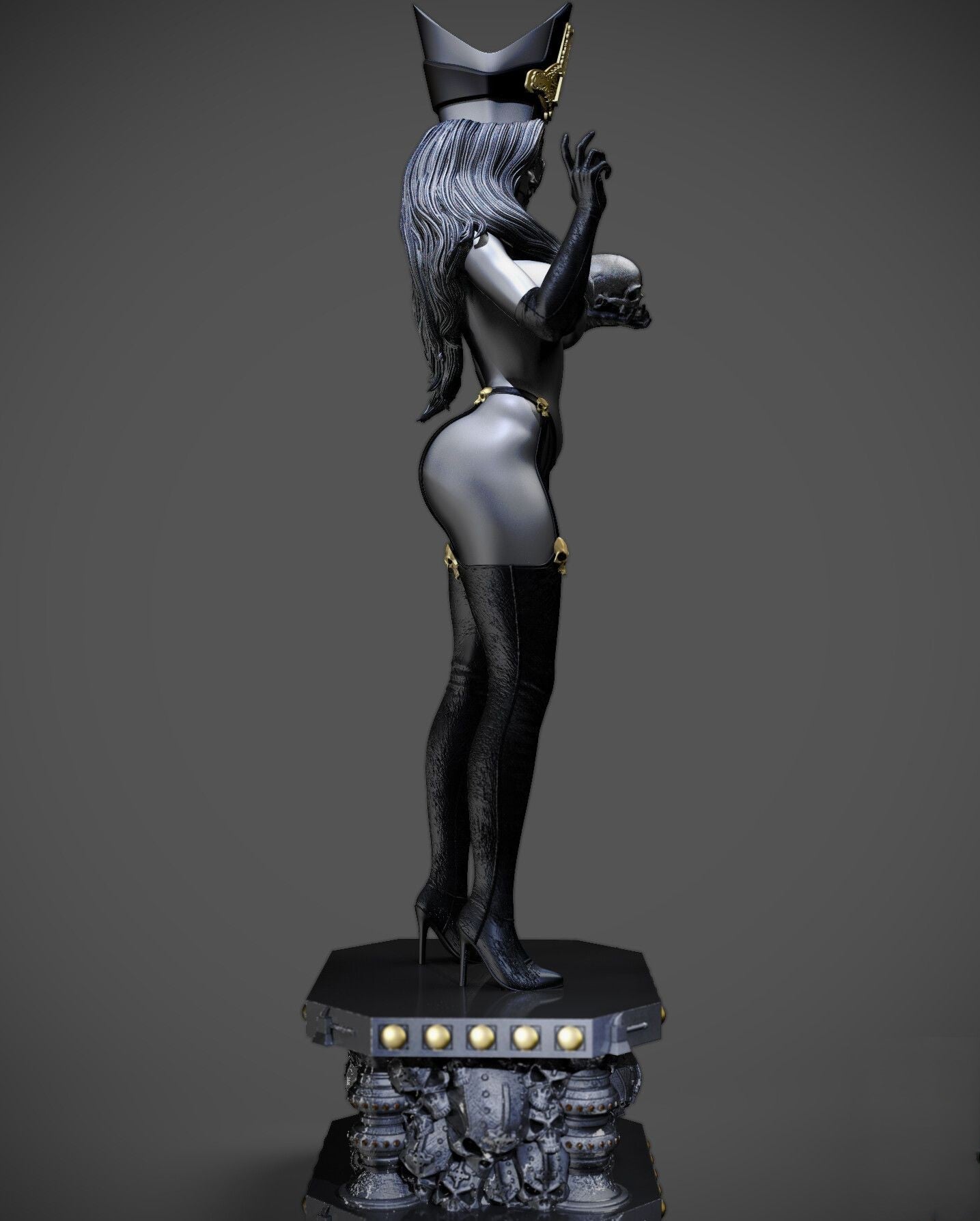 Lady Death Ghost - STL 3D Print Files