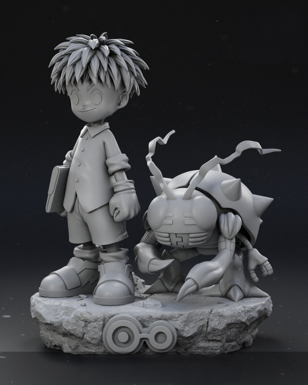 Izzy And Tentomon - Digimon - STL 3D Print Files