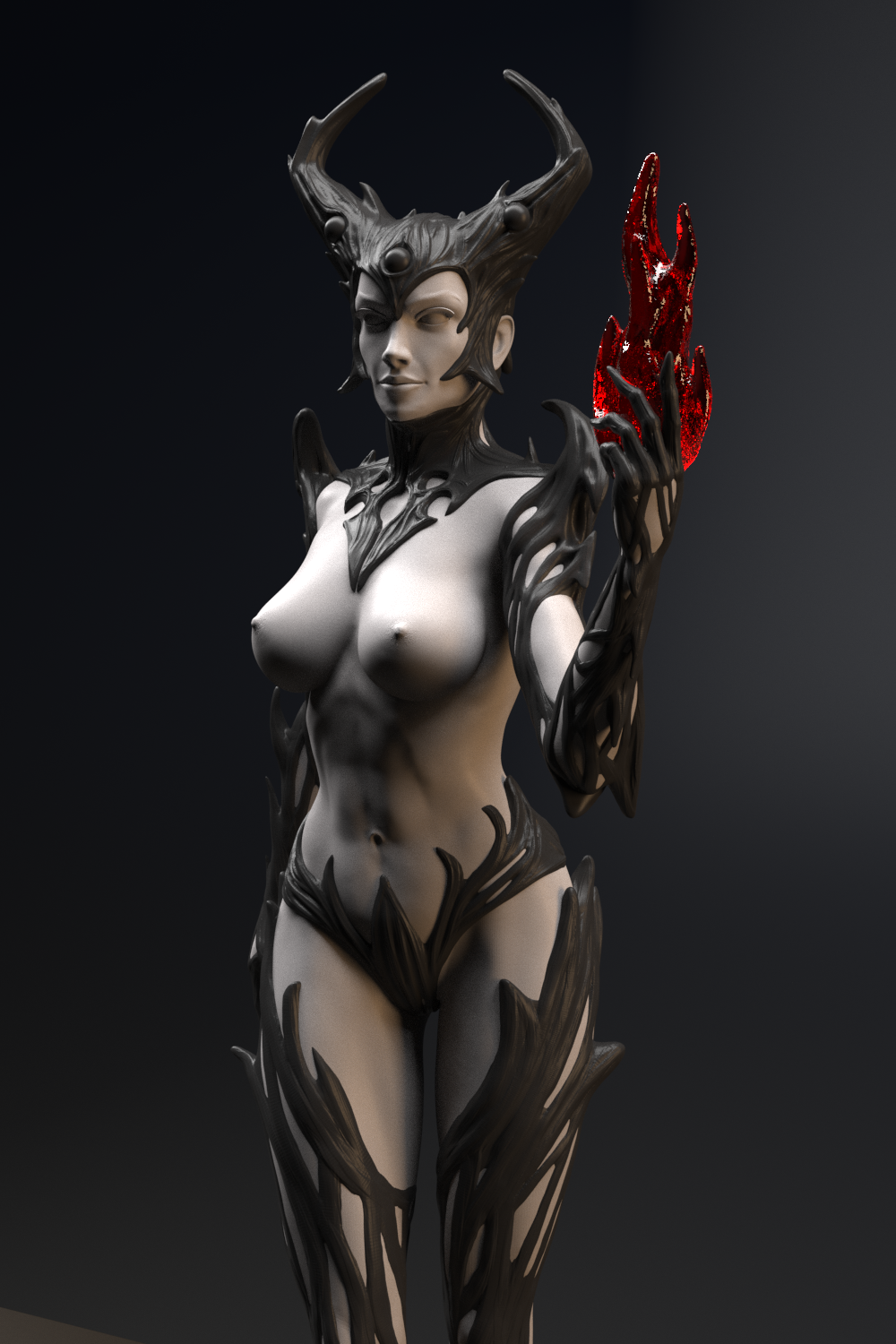 Diqual - Queen of Pain NSFW - STL 3D Print Files