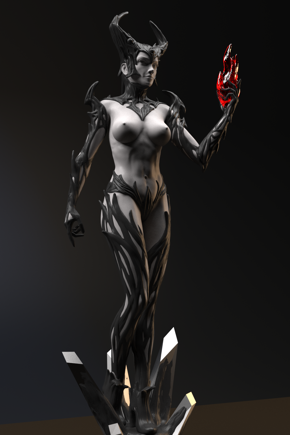 Diqual - Queen of Pain NSFW - STL 3D Print Files