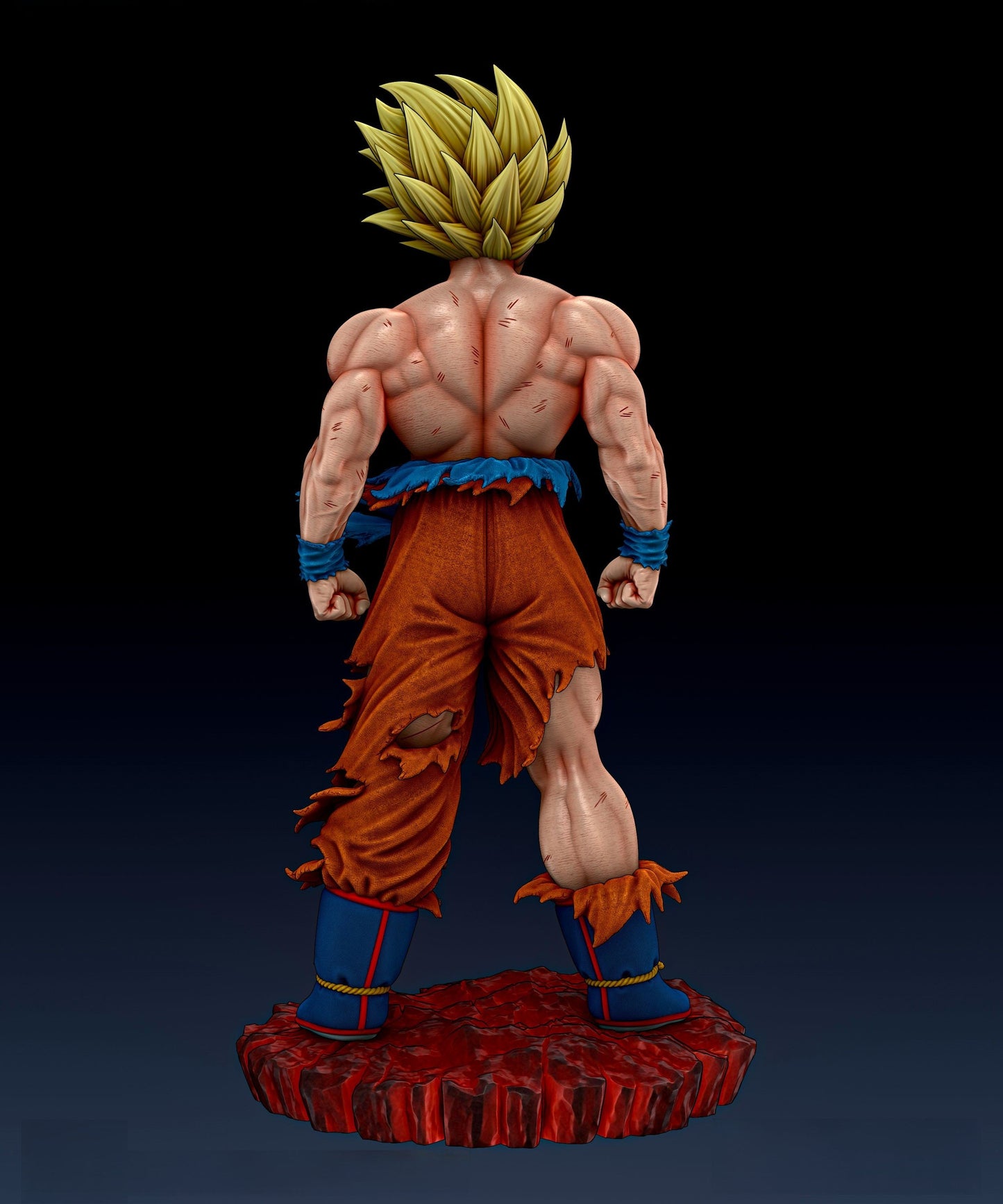 1249 Super Saiyan Goku -  Dragon Ball Z  - STL 3D Print Files