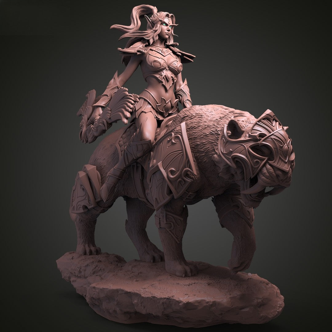 Tyrande and Ashalah - World of Warcraft - STL 3D Print Files