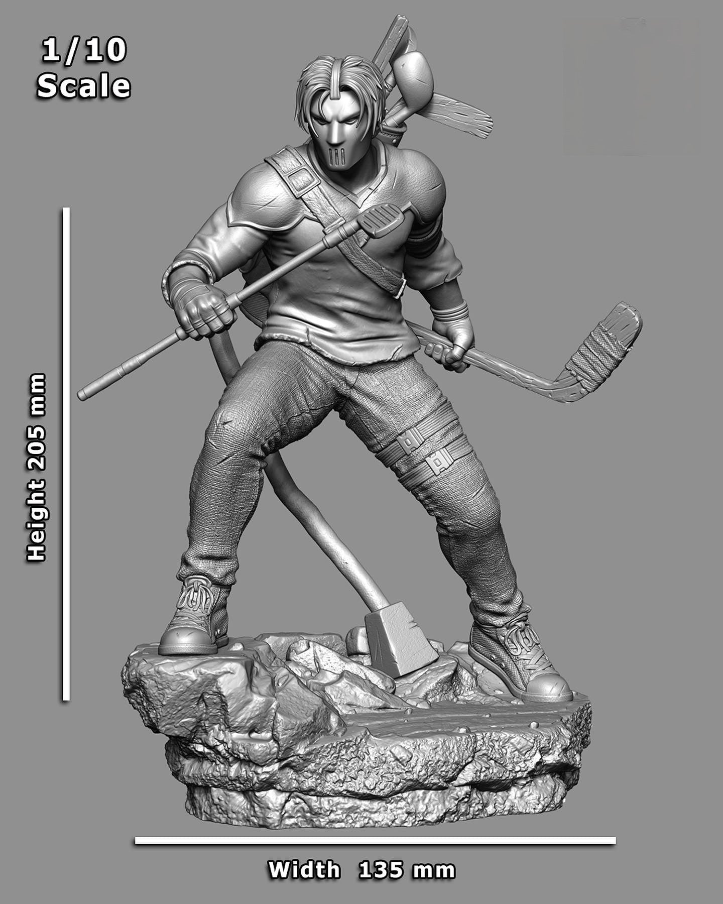 Casey Jones - TMNT - STL 3D Print Files