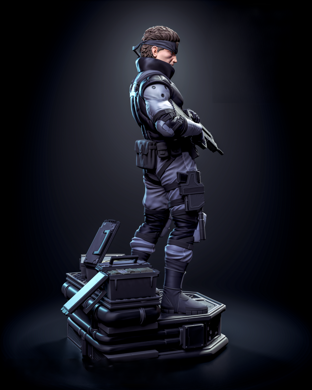 Solid Snake - Metal Gear - STL 3D Print Files