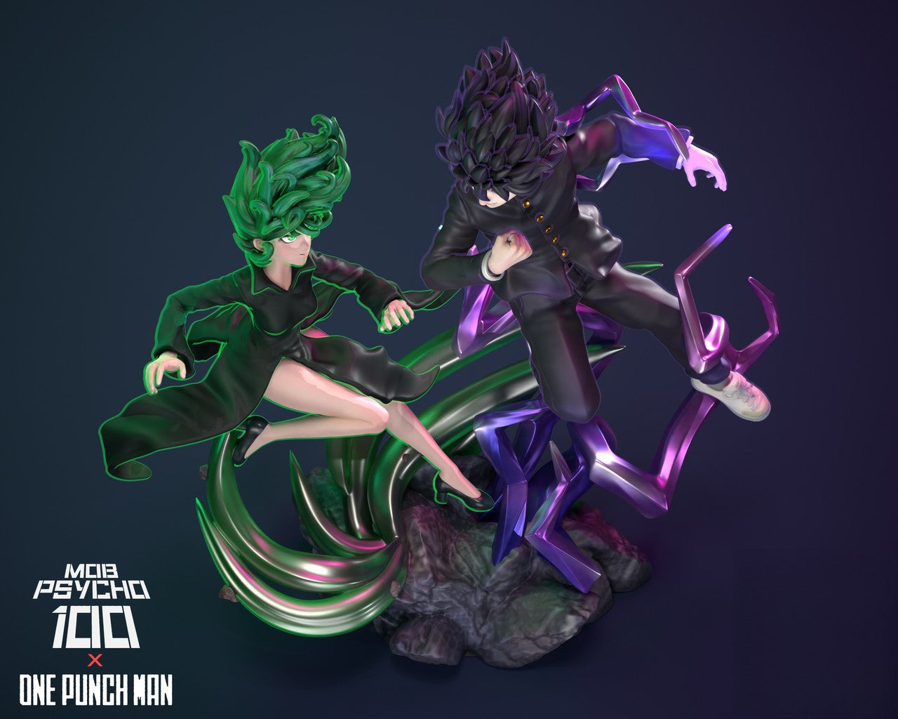 TATSUMAKI VS MOB - ONE PUNCH MAN X MOBPSYCHO - STL 3D Print Files