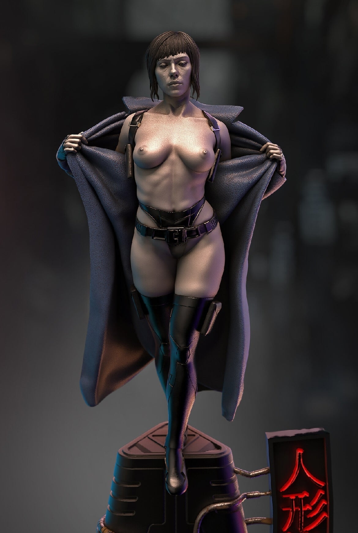 Major Motoko 3 VERSION - Ghost In The Shell - STL 3D Print Files