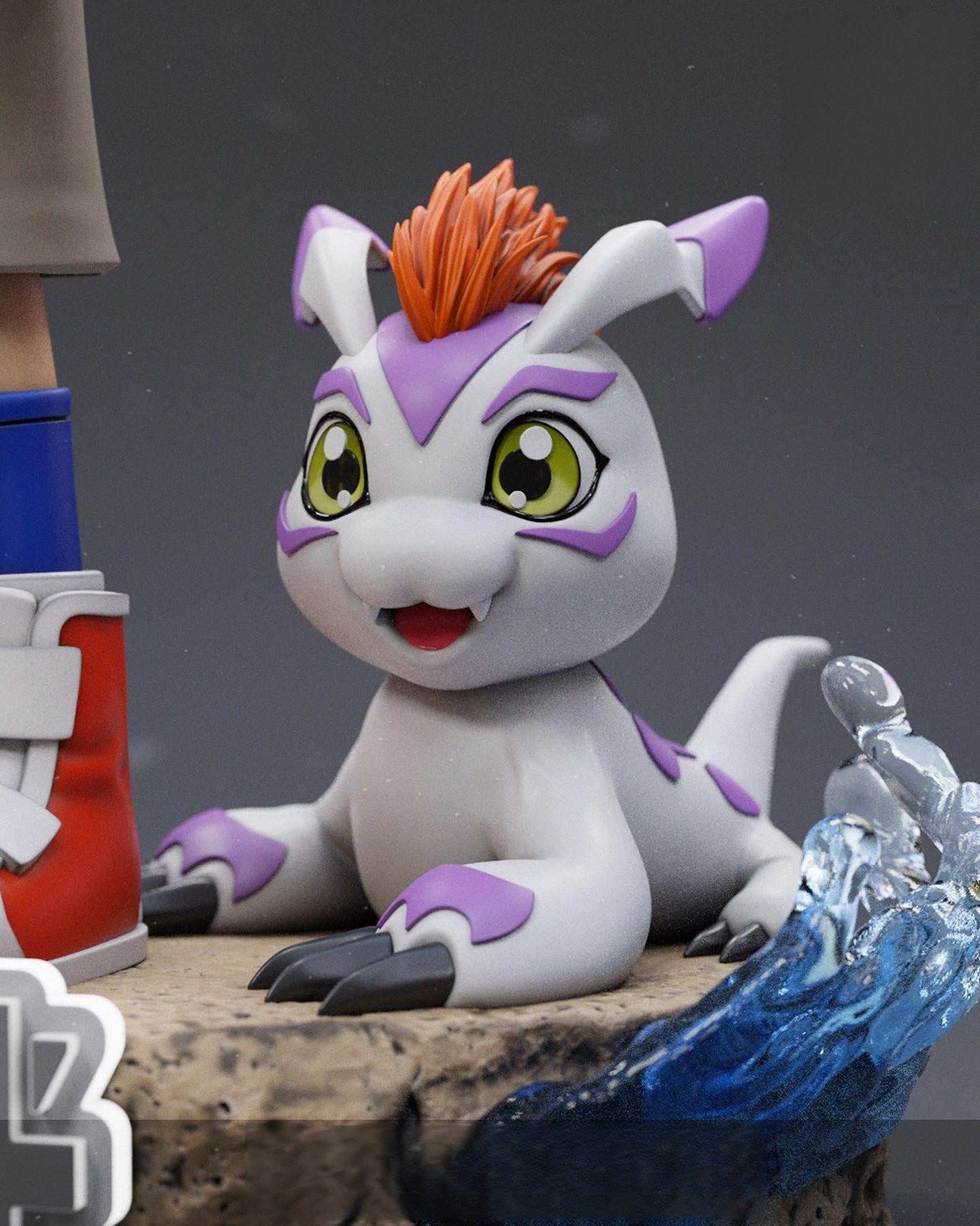 Joe and Gomamon - Digimon - STL 3D Print Files