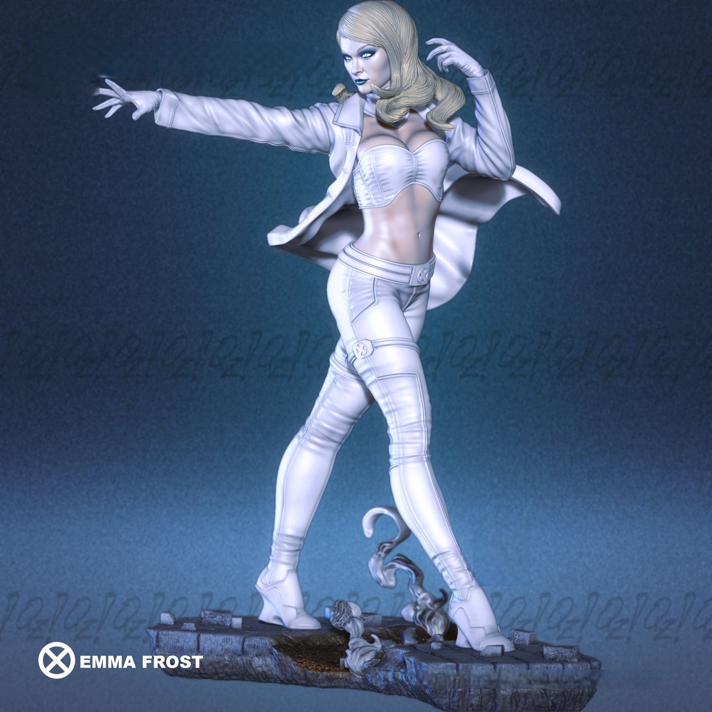 2018 Emma Frost NSFW- X-Men - STL 3D Print Files