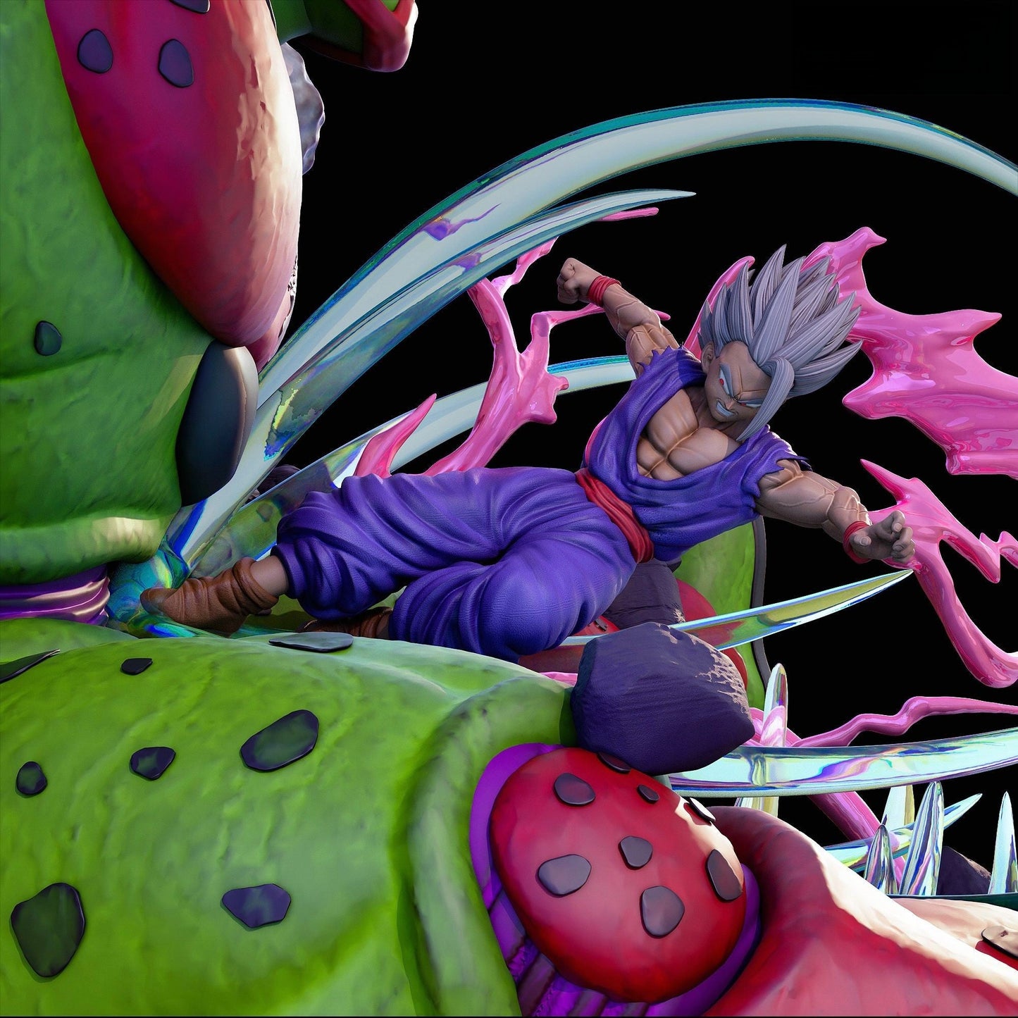 Cell Max vs Gohan - Dragon Ball - STL 3D Print Files