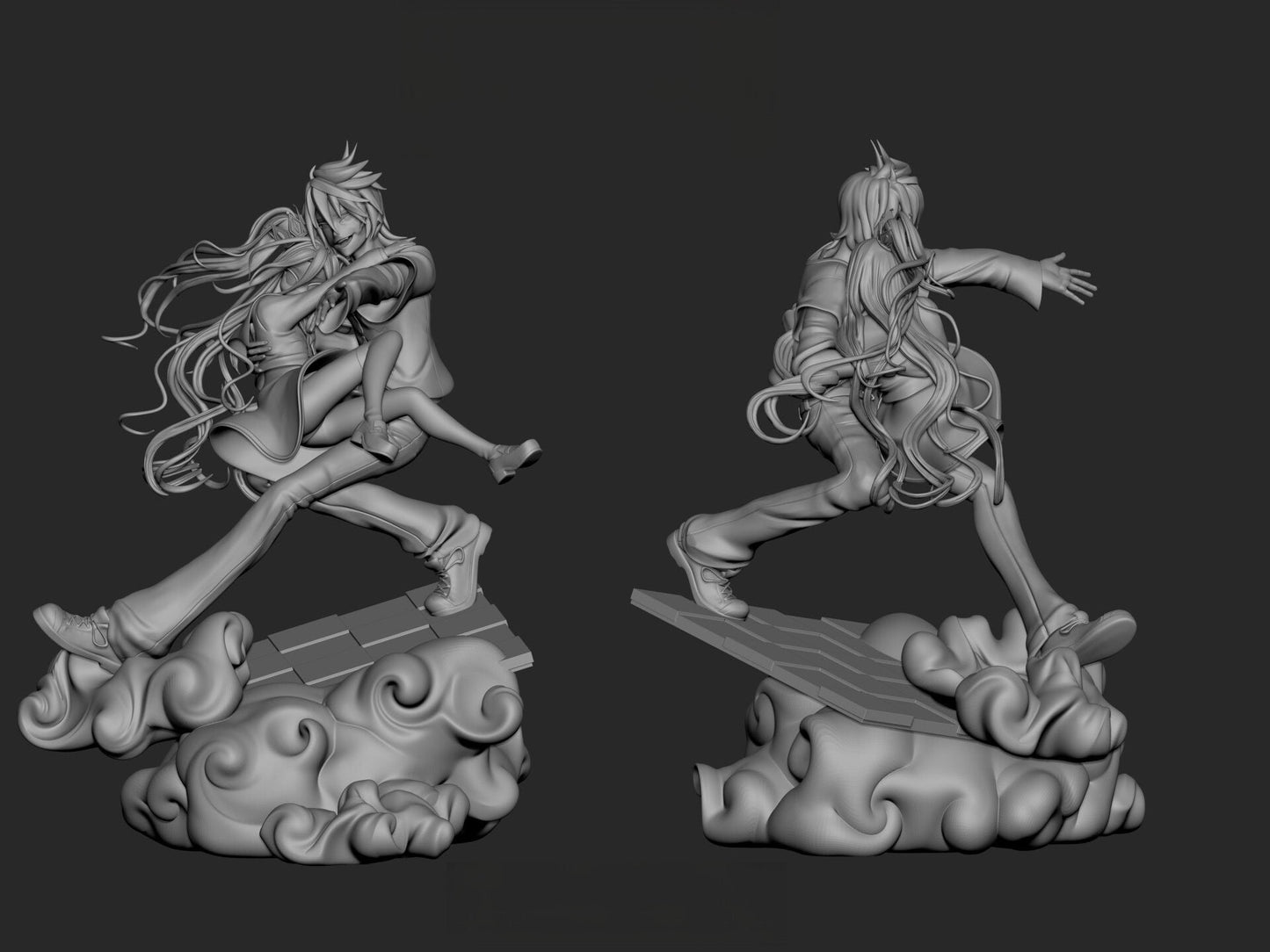 No Game No Life Diorama  - STL 3D Print Files