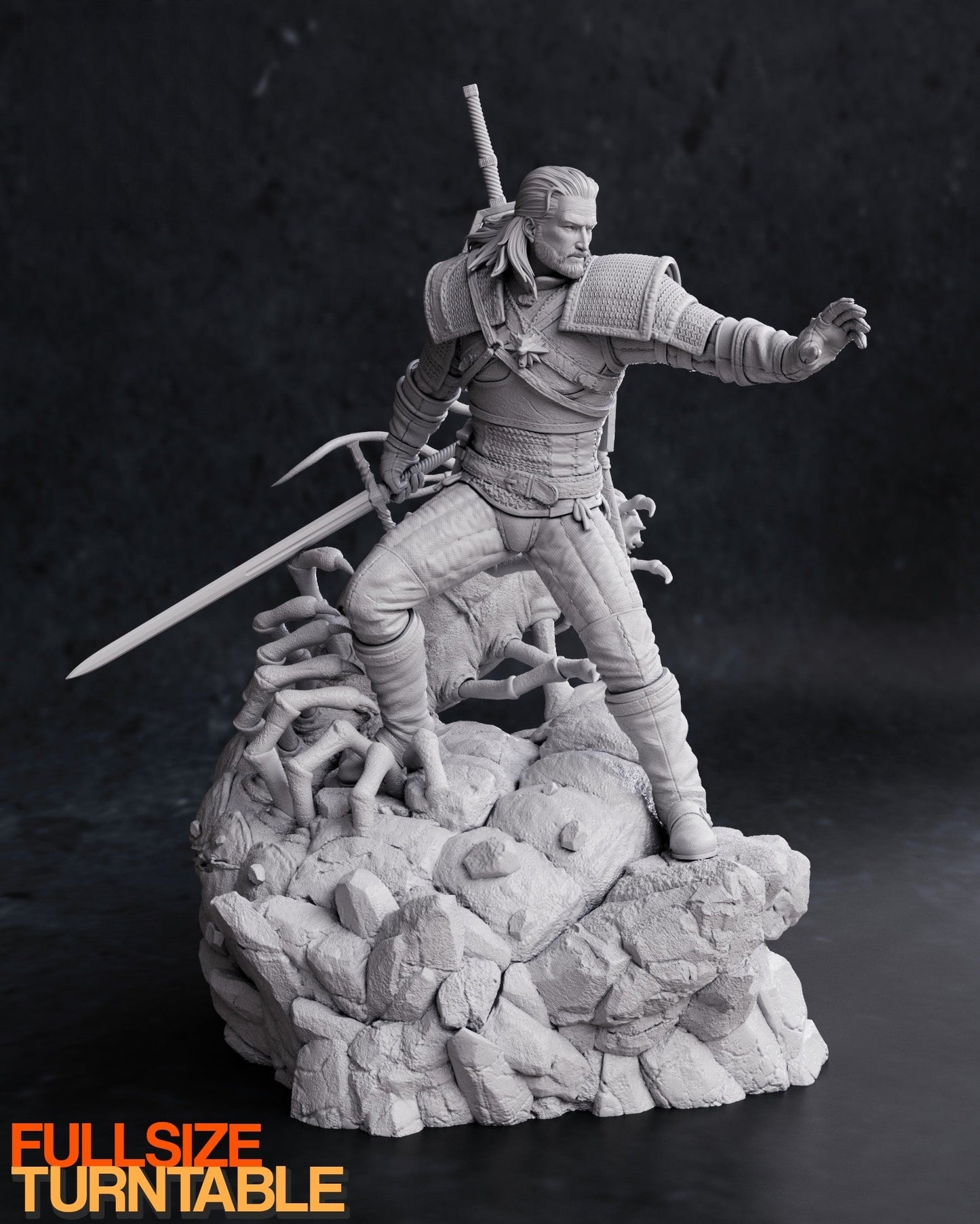 1581 Geralt - The Witcher - STL 3D Print Files