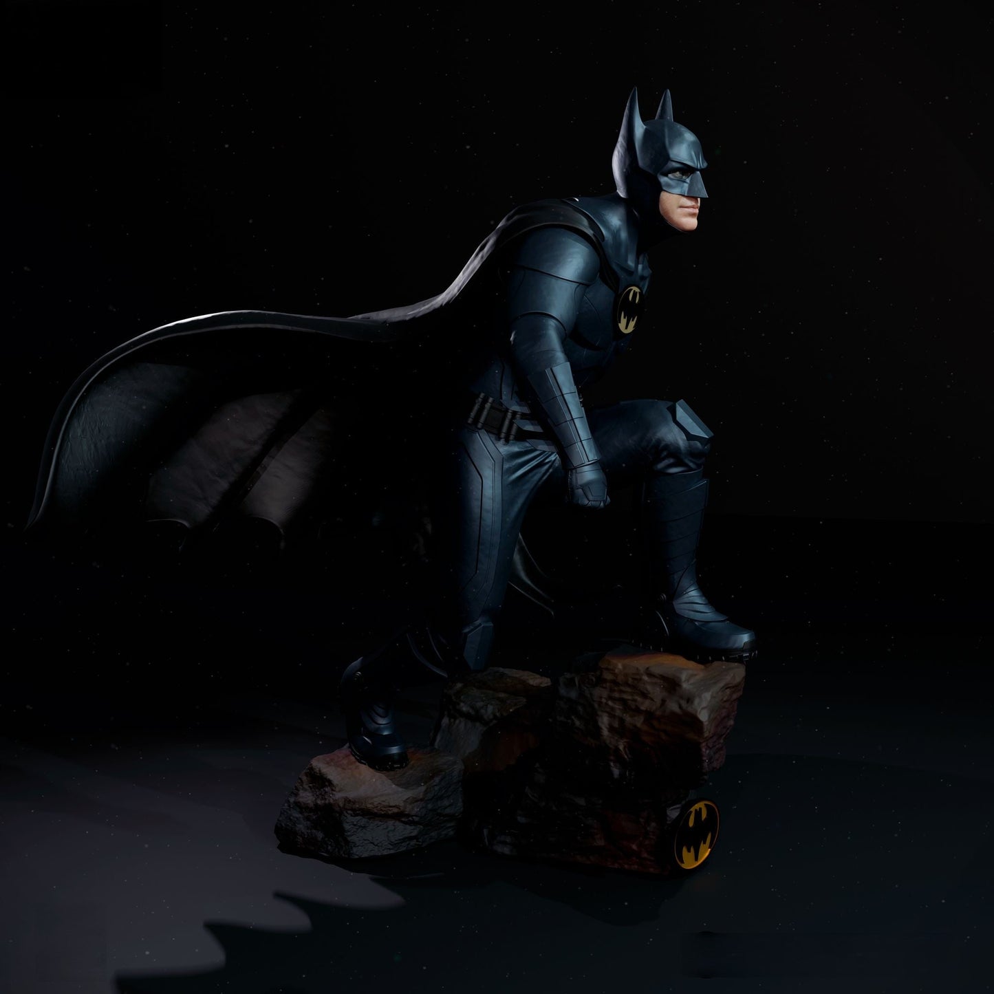 1445 Batman - Michael Keaton - STL 3D Print Files