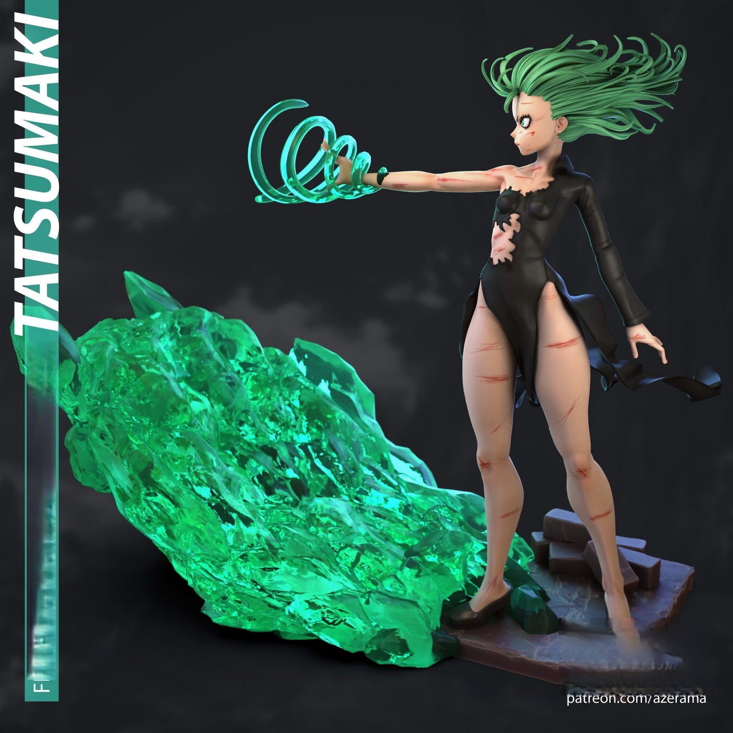 Tatsumaki NSFW -  One Punch Man - STL 3D Print Files