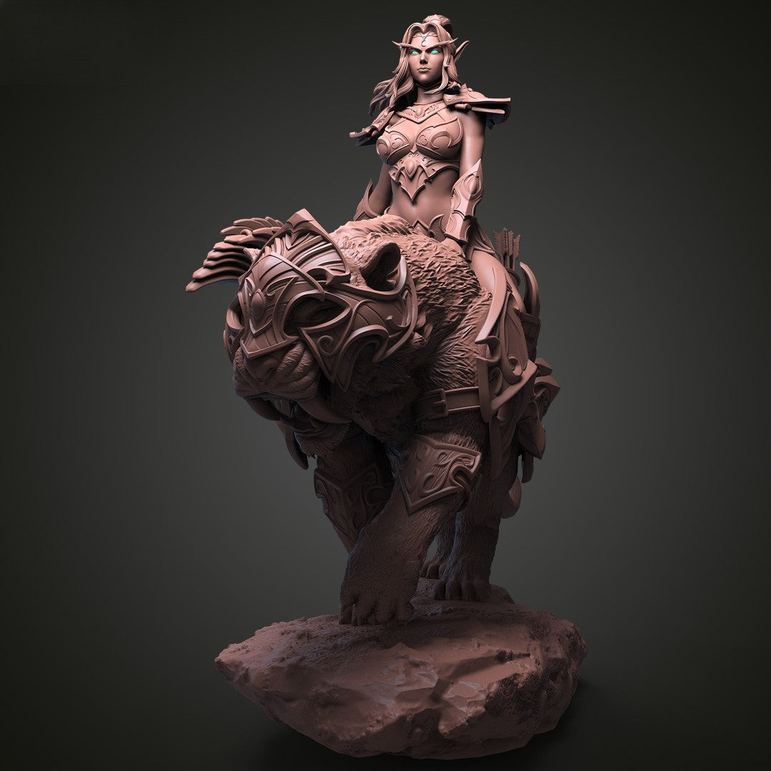 Tyrande and Ashalah - World of Warcraft - STL 3D Print Files