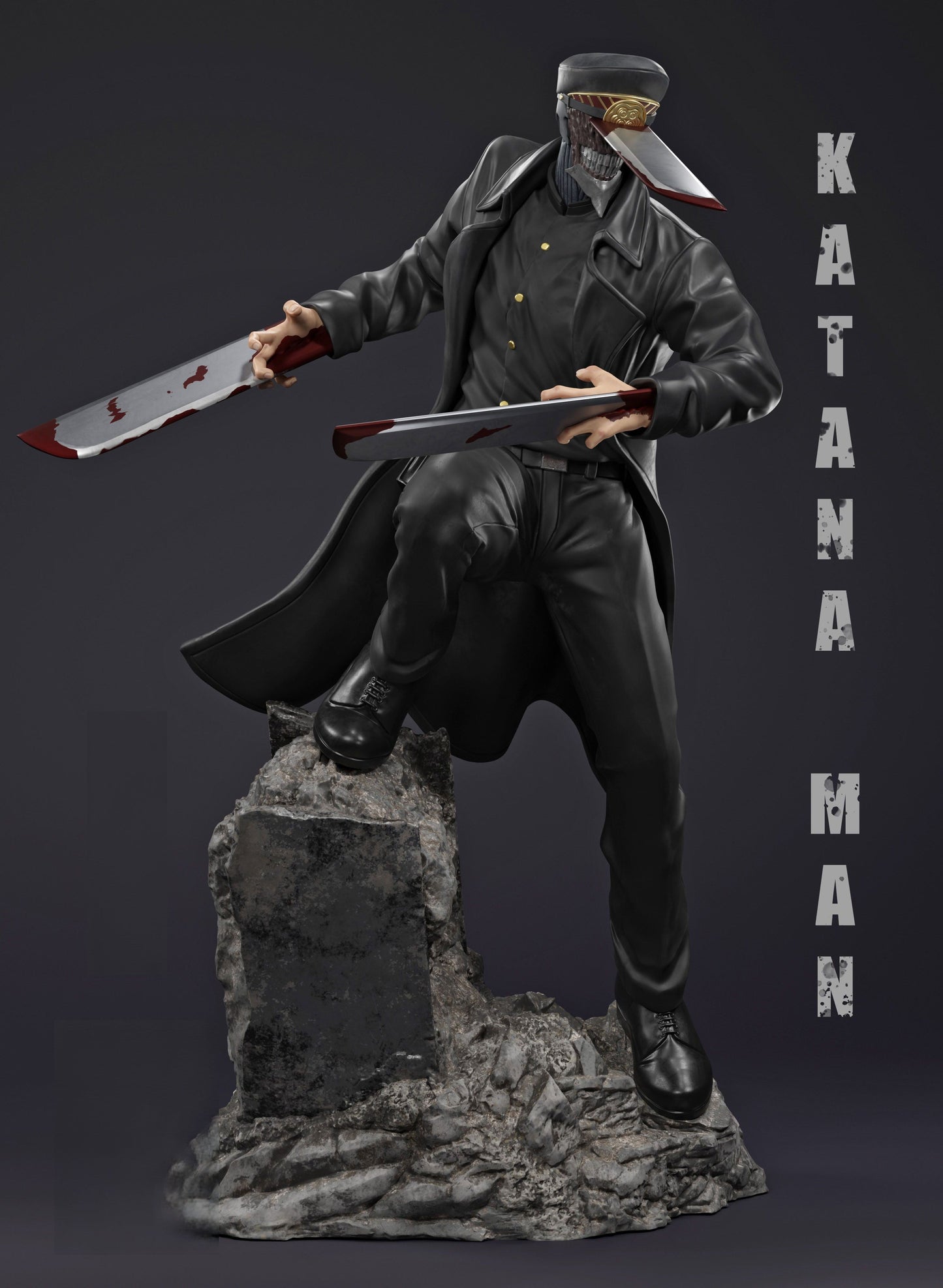 Katana Man - Chainsaw Man - STL 3D Print Files