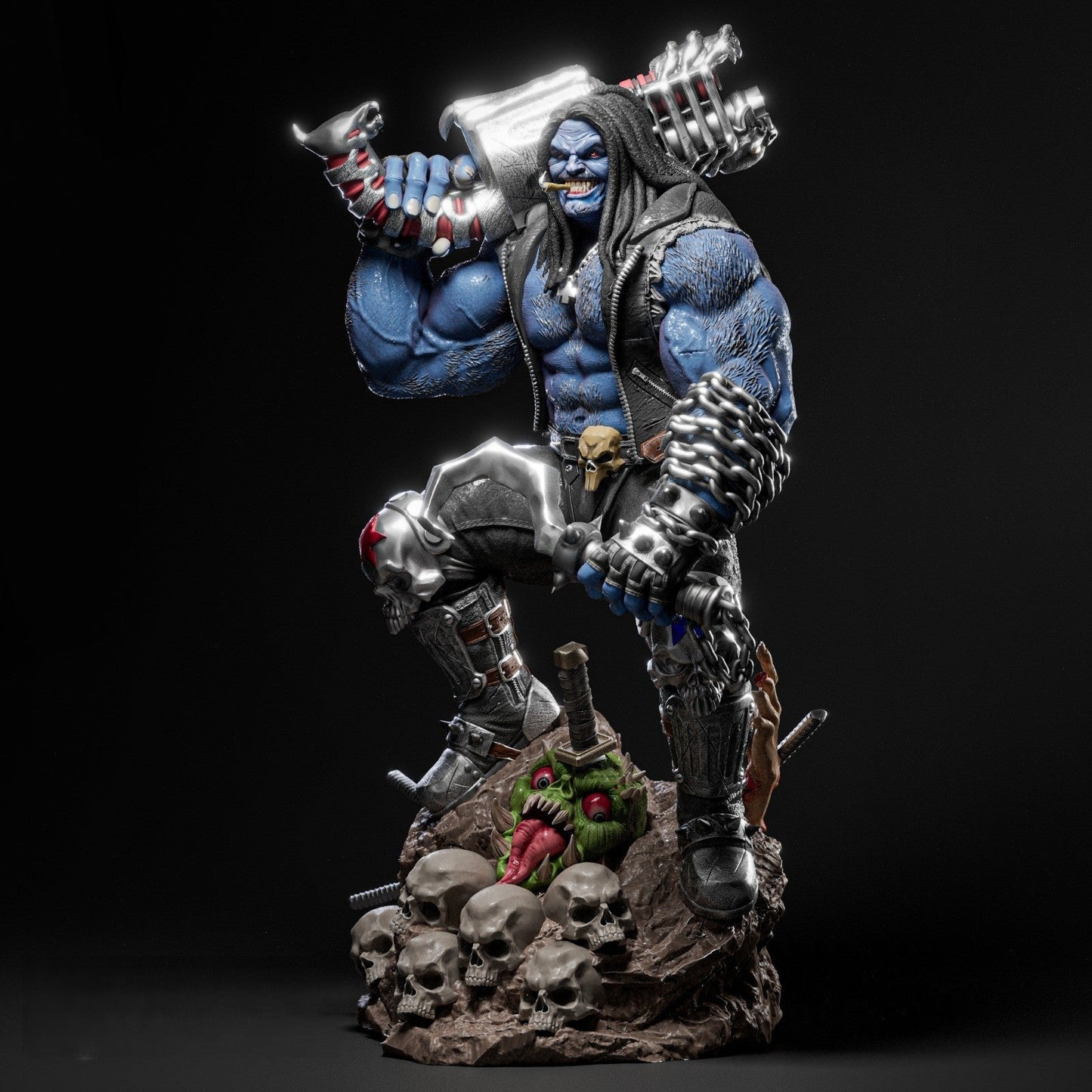 1528 Lobo - DC Comics - STL 3D Print Files