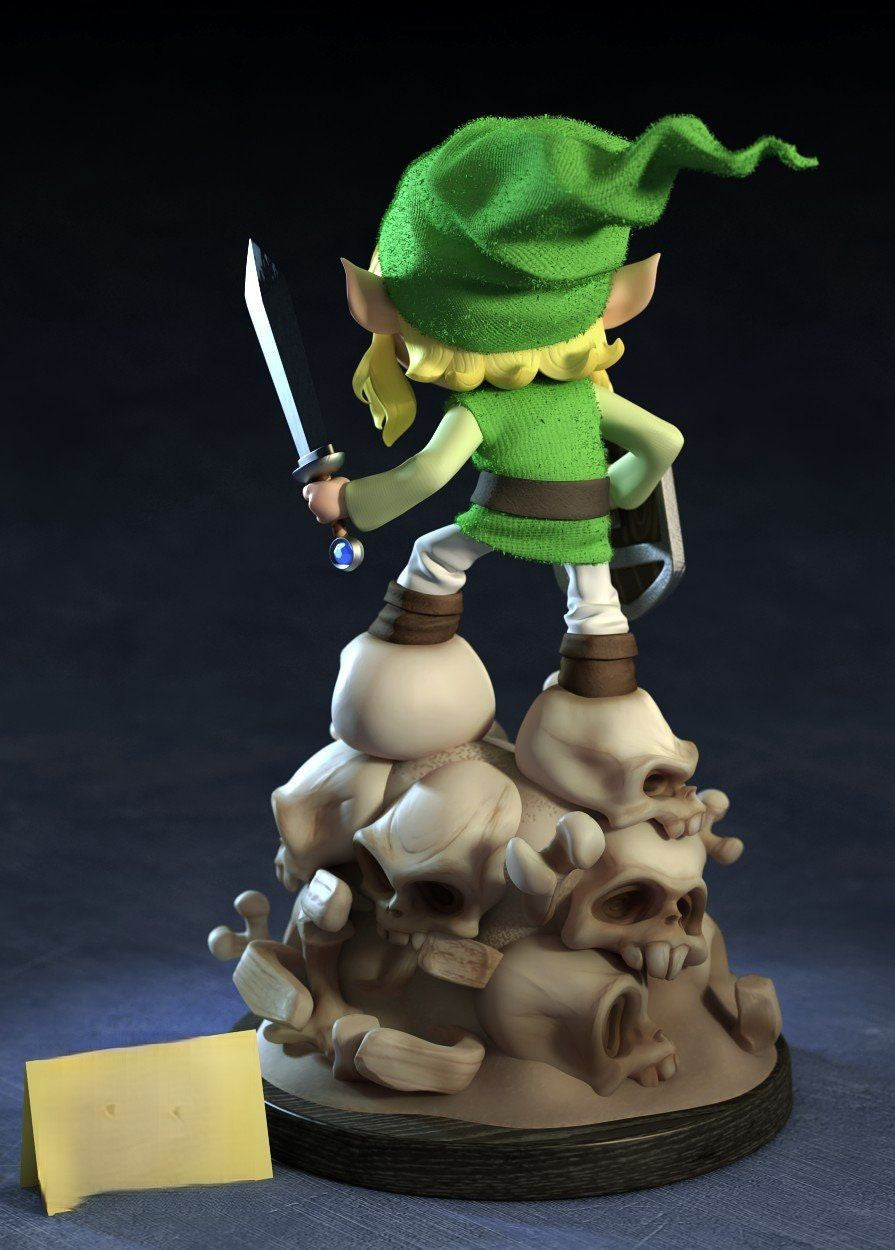 Chibi Link - The Legend of Zelda - STL 3D Print Files