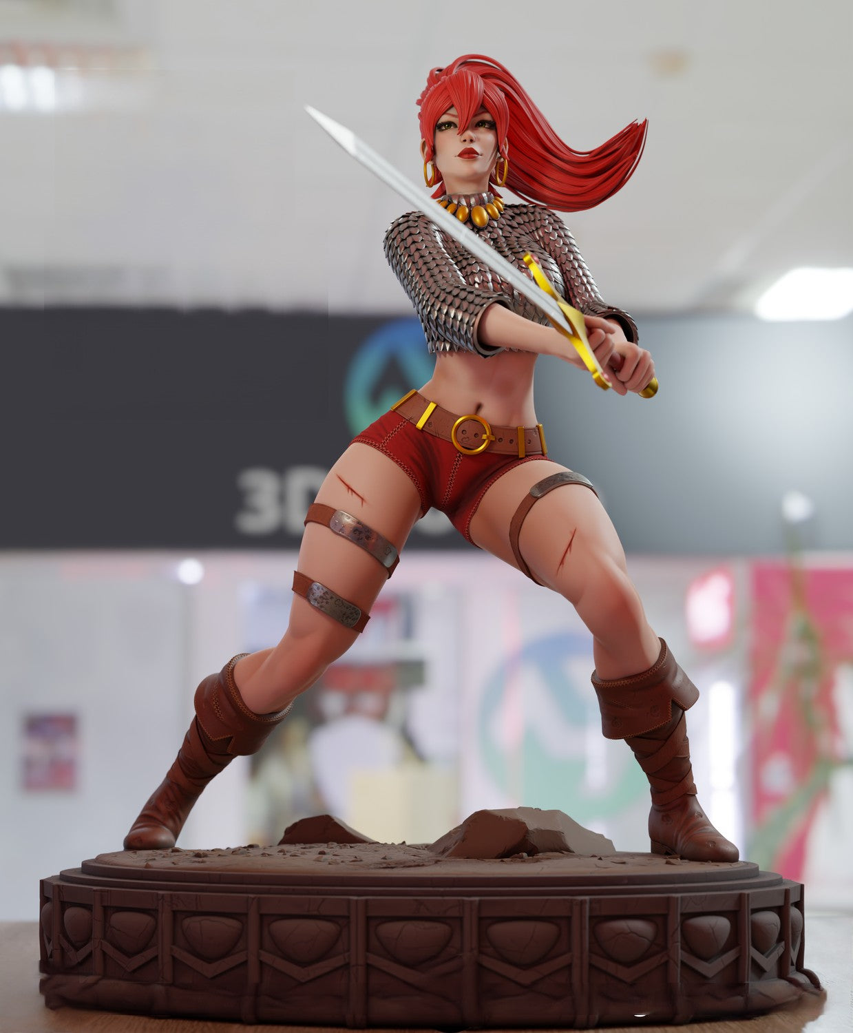 1357 Red Sonja NSFW - Marvel Comics - STL 3D Print Files