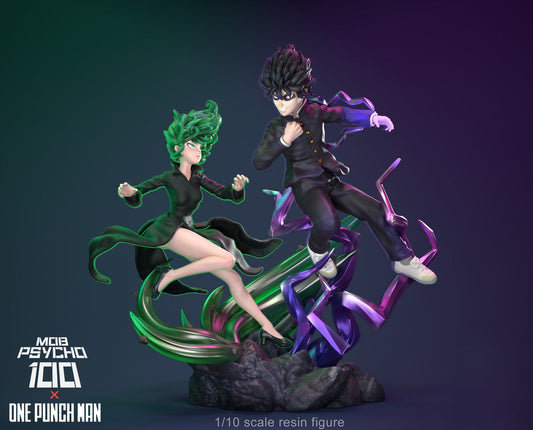 TATSUMAKI VS MOB - ONE PUNCH MAN X MOBPSYCHO - STL 3D Print Files