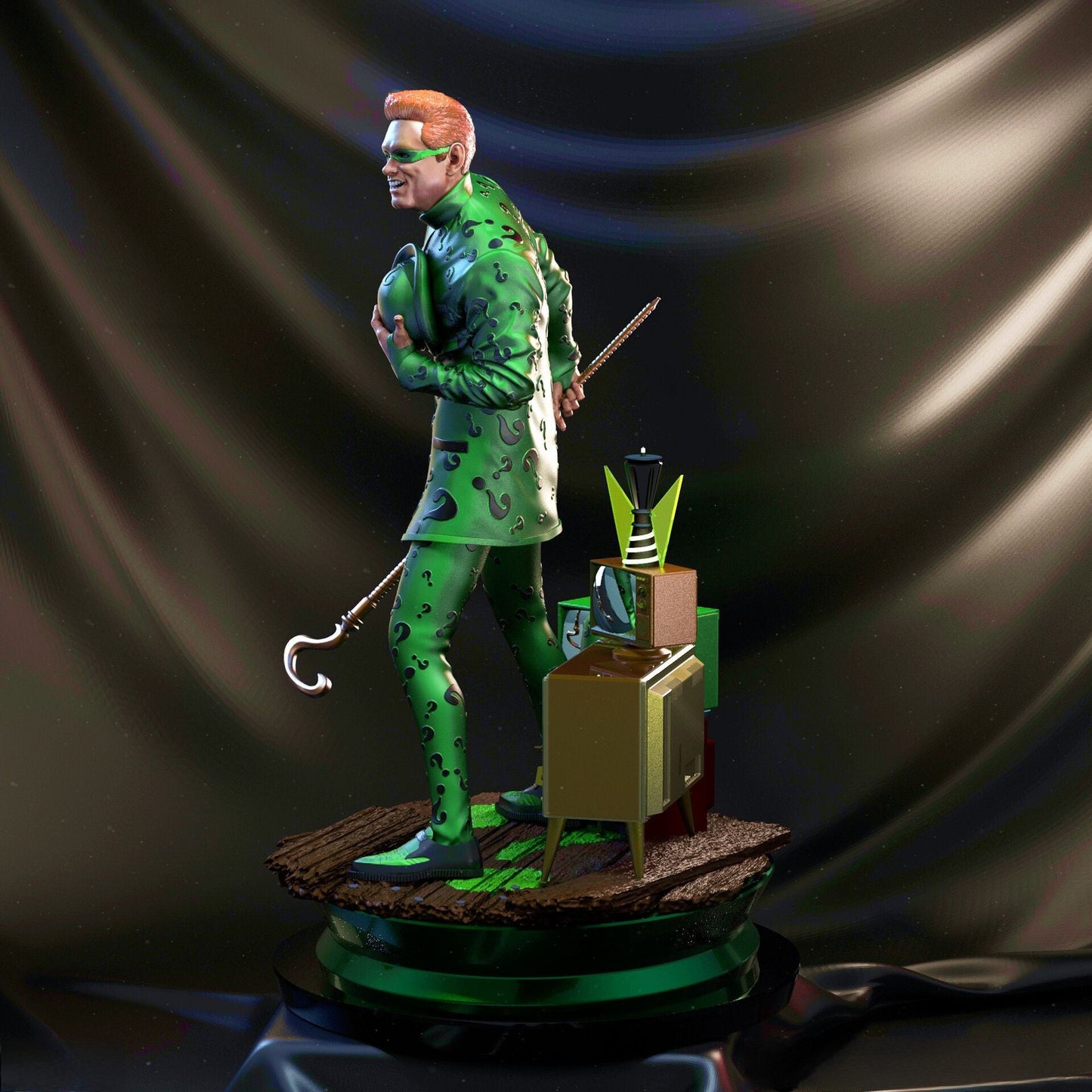 Riddler - Jim Carrey - Batman - STL 3D Print Files