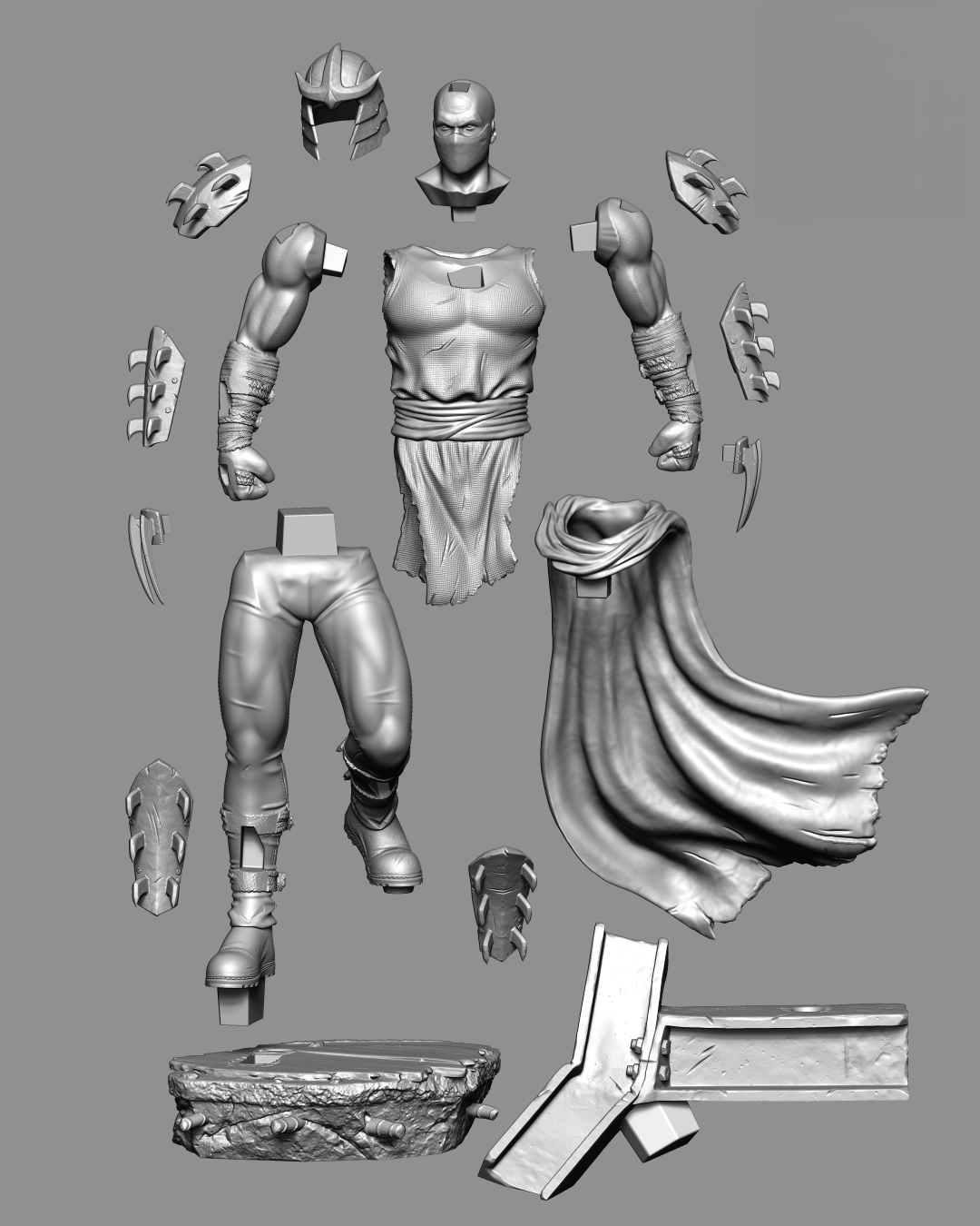 Shredder - TMNT - STL 3D Print Files