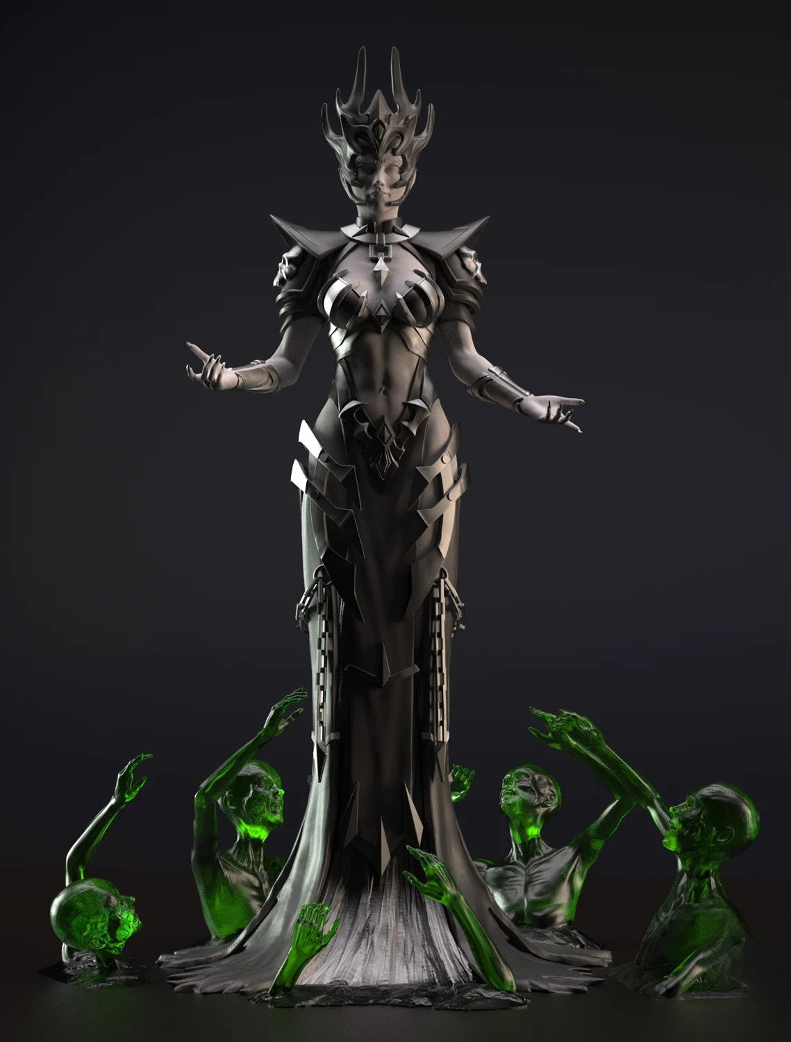 Neycrom NSFW - The Priestess of Death - STL 3D Print Files