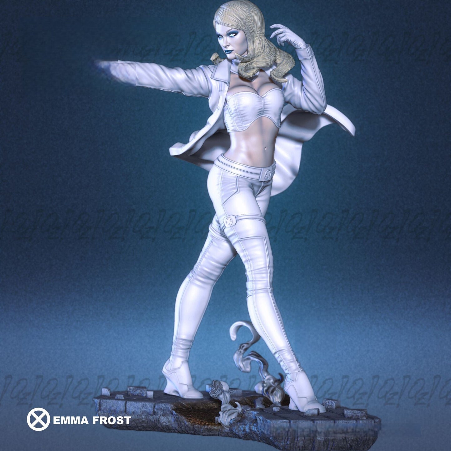 2018 Emma Frost NSFW- X-Men - STL 3D Print Files