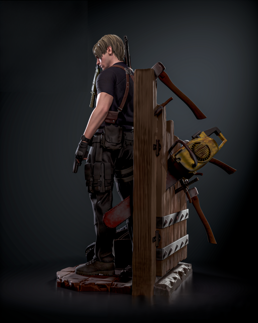 Leon Scott Kennedy - Resident Evil - STL 3D Print Files