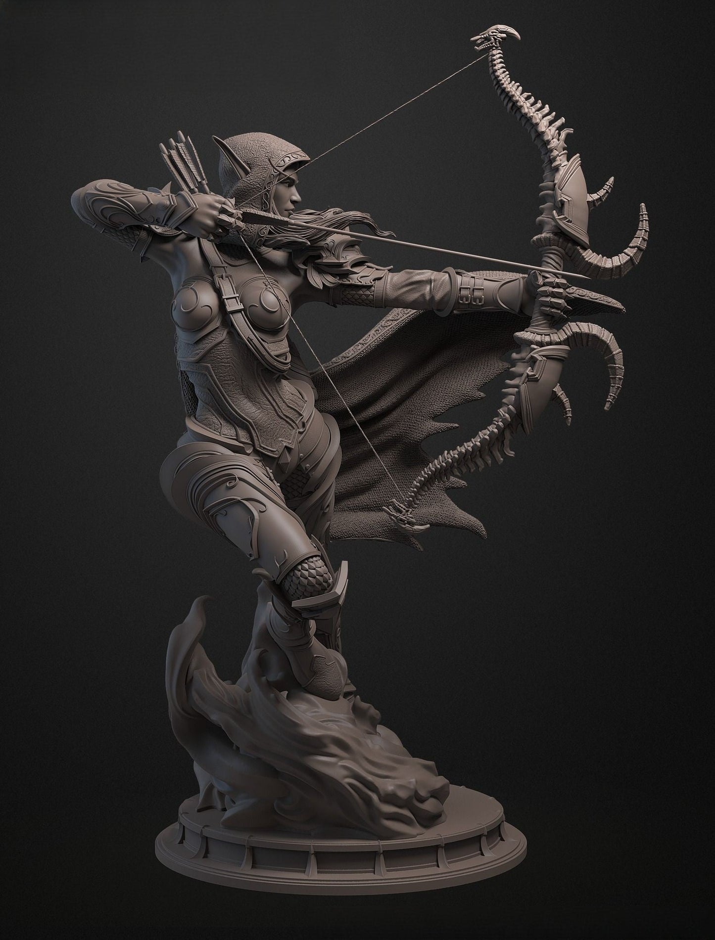 Sylvanas Windrunner - World of Warcraft - STL 3D Print Files