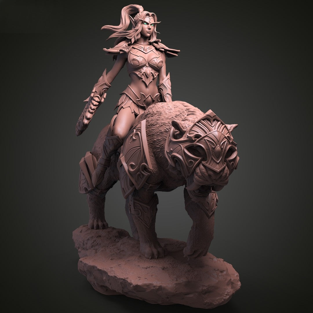 Tyrande and Ashalah - World of Warcraft - STL 3D Print Files