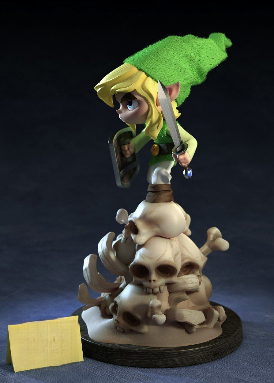 Chibi Link - The Legend of Zelda - STL 3D Print Files