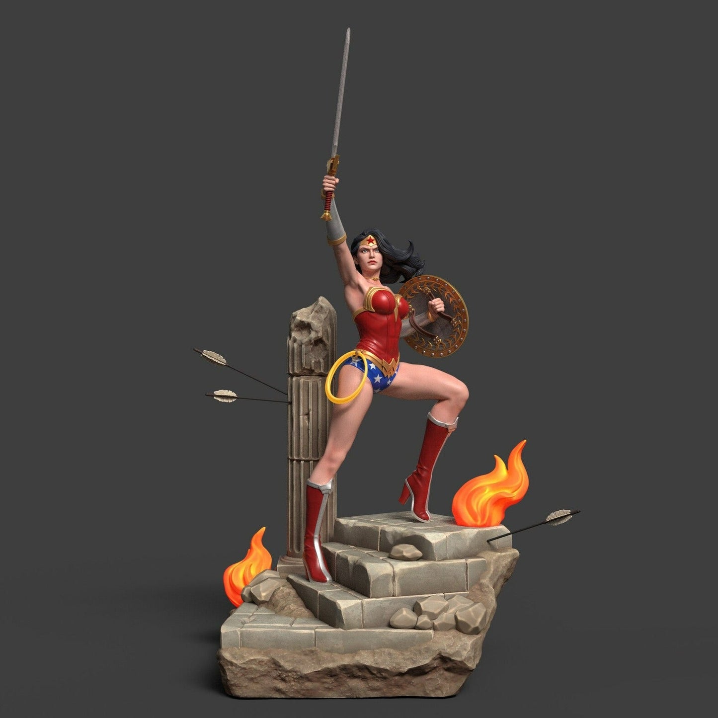 1469 Wonder Woman - DC Comics - STL 3D Print Files