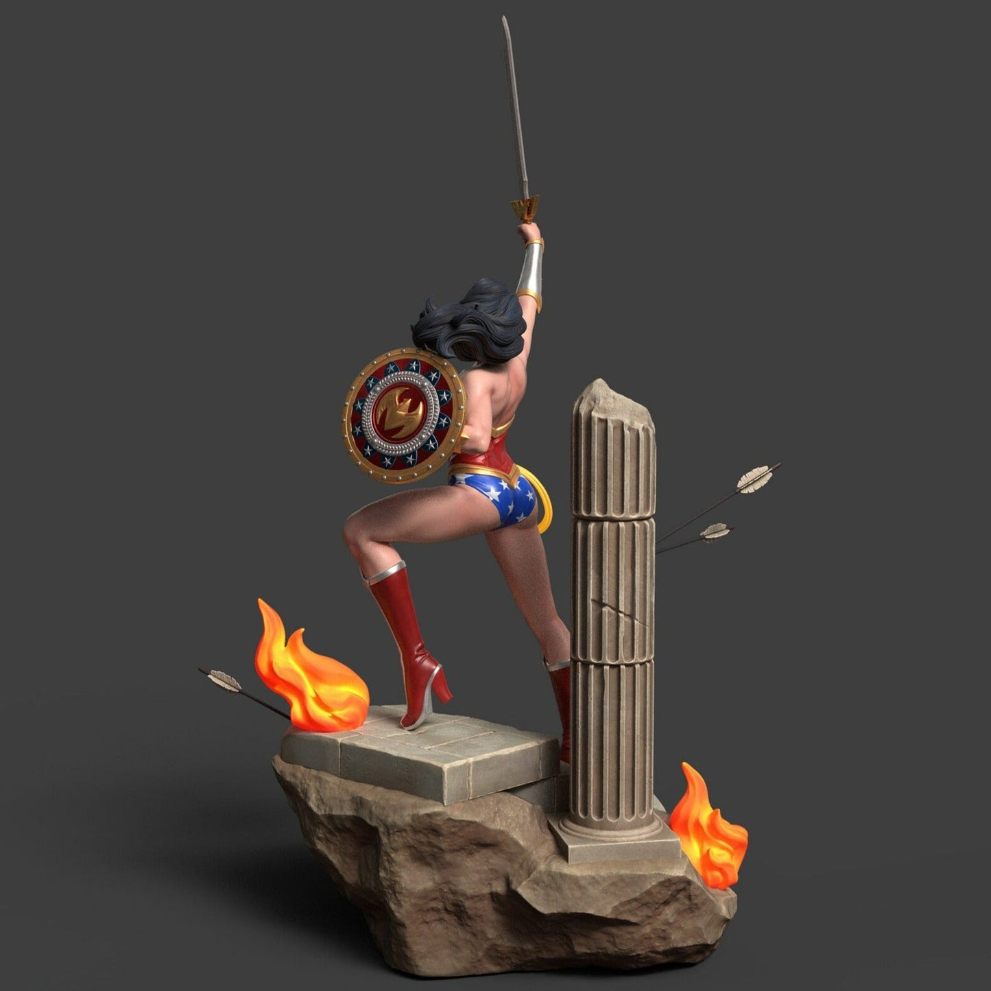 1469 Wonder Woman - DC Comics - STL 3D Print Files