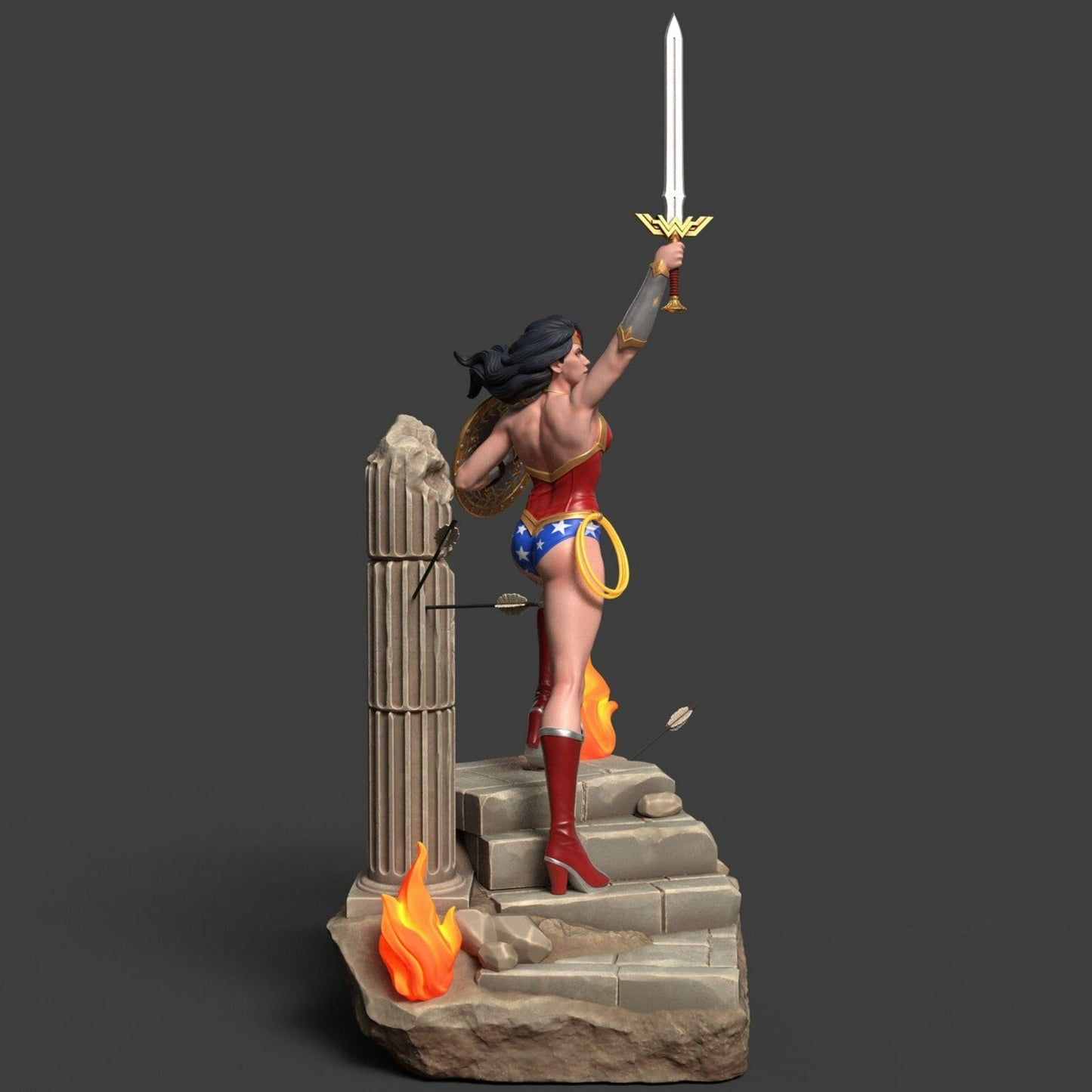 1469 Wonder Woman - DC Comics - STL 3D Print Files