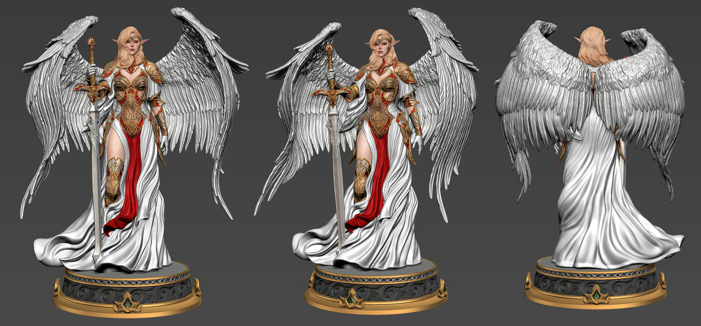 Elf Valkyrie - STL 3D Print Files